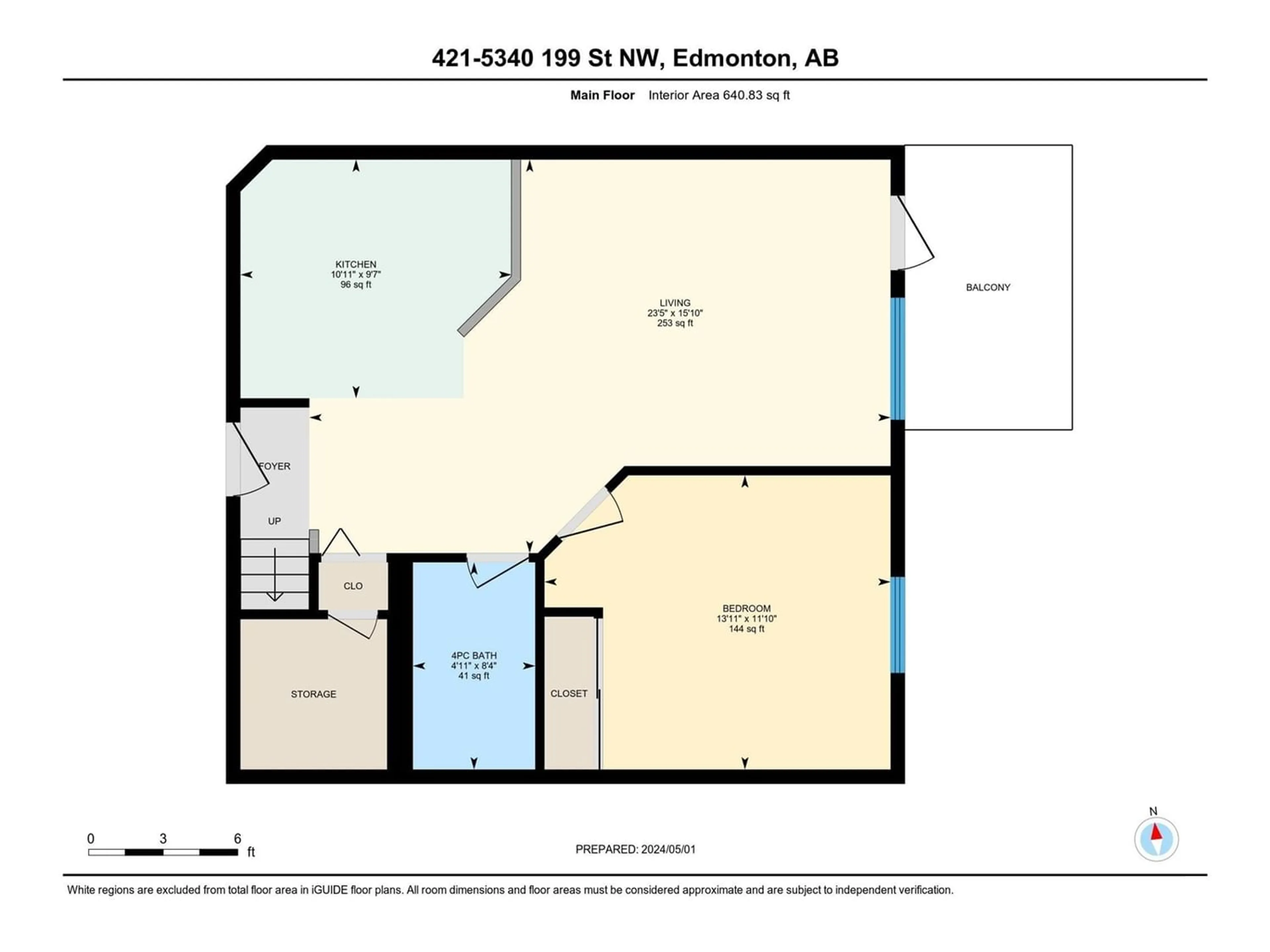 Floor plan for #421 5340 199 ST NW, Edmonton Alberta T6M0A5