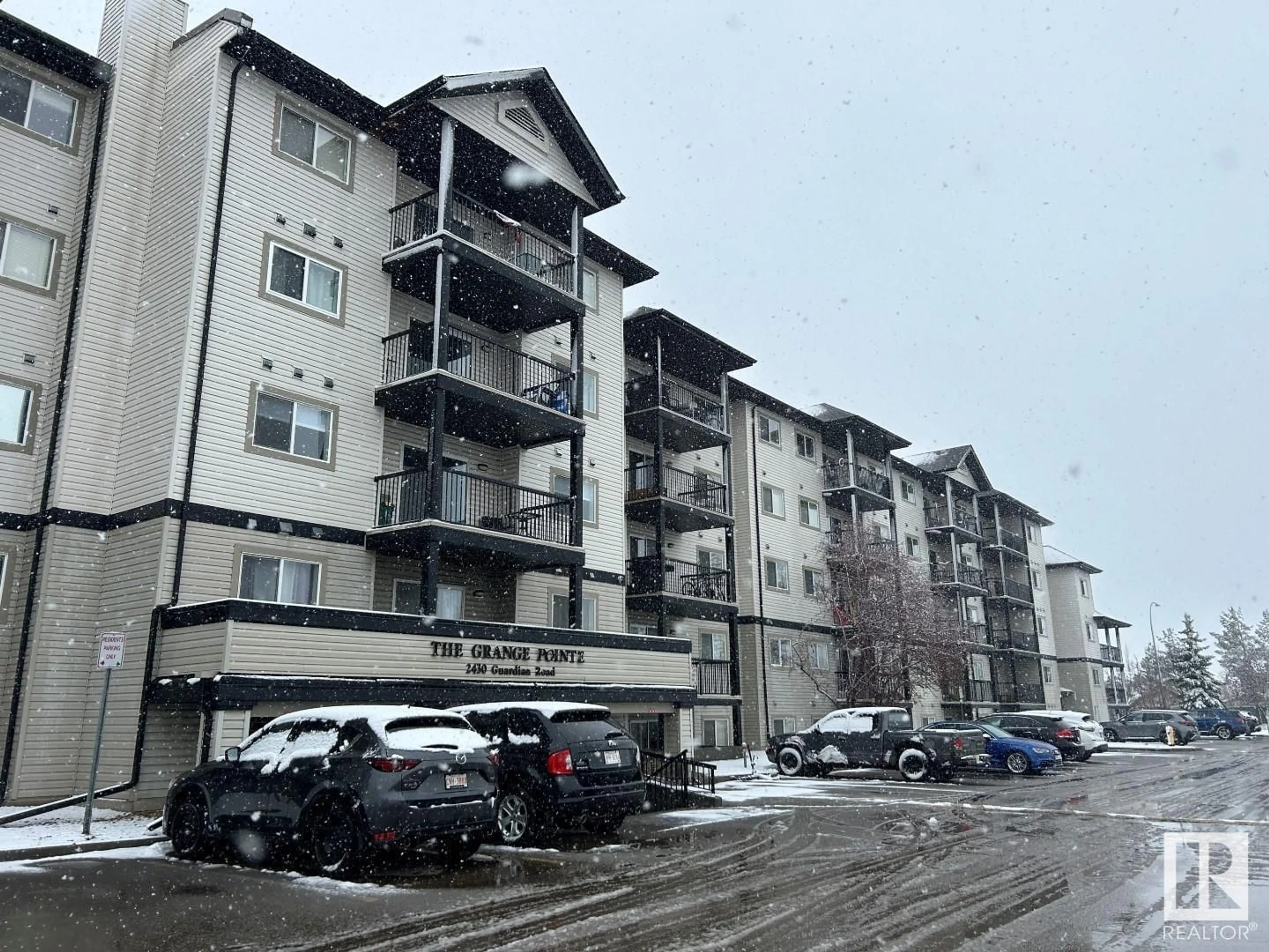 A pic from exterior of the house or condo for #206 2430 GUARDIAN RD NW, Edmonton Alberta T5T6X9