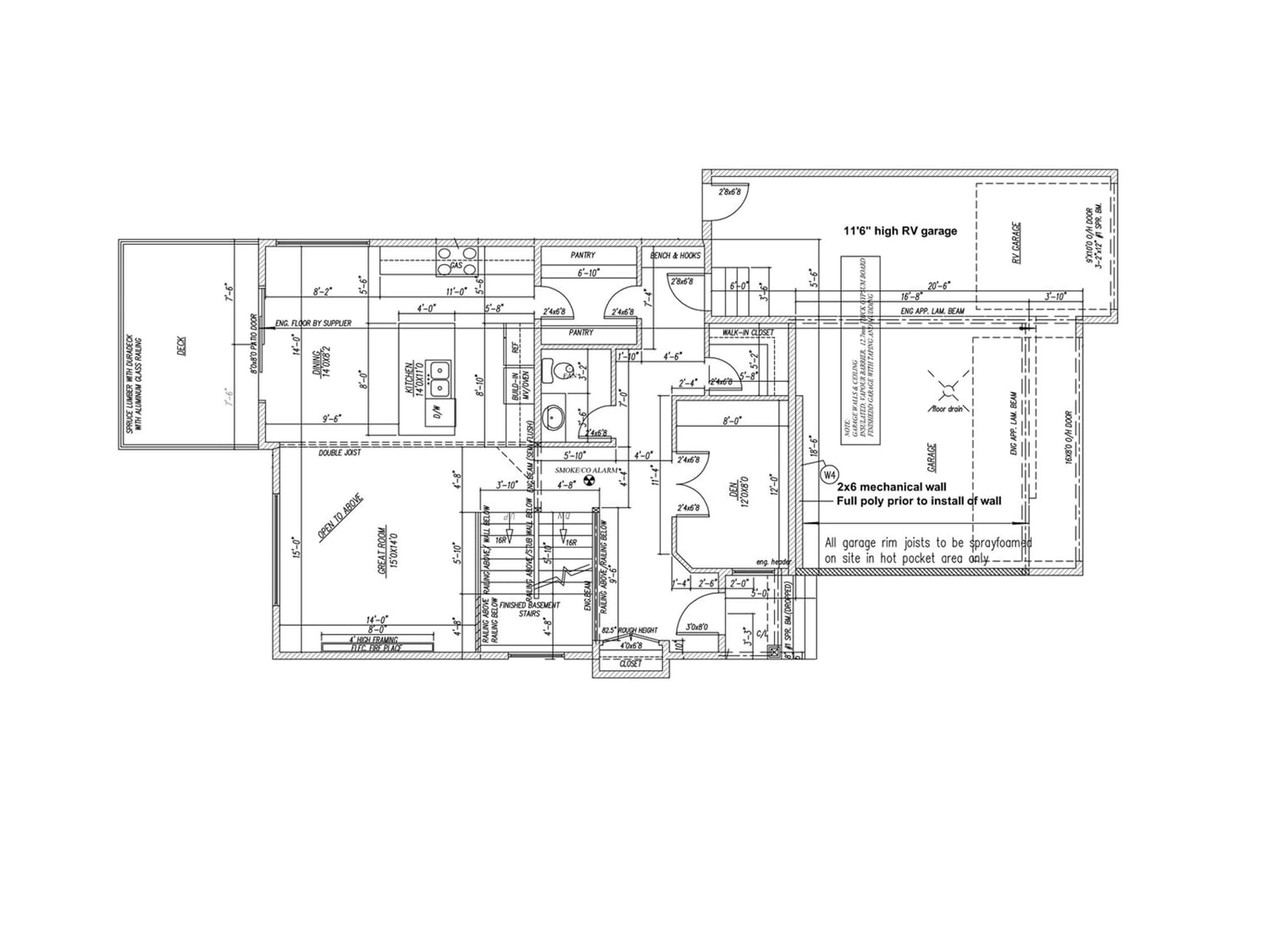 Floor plan for 61 Dalquist BA, Leduc Alberta T9E0N5