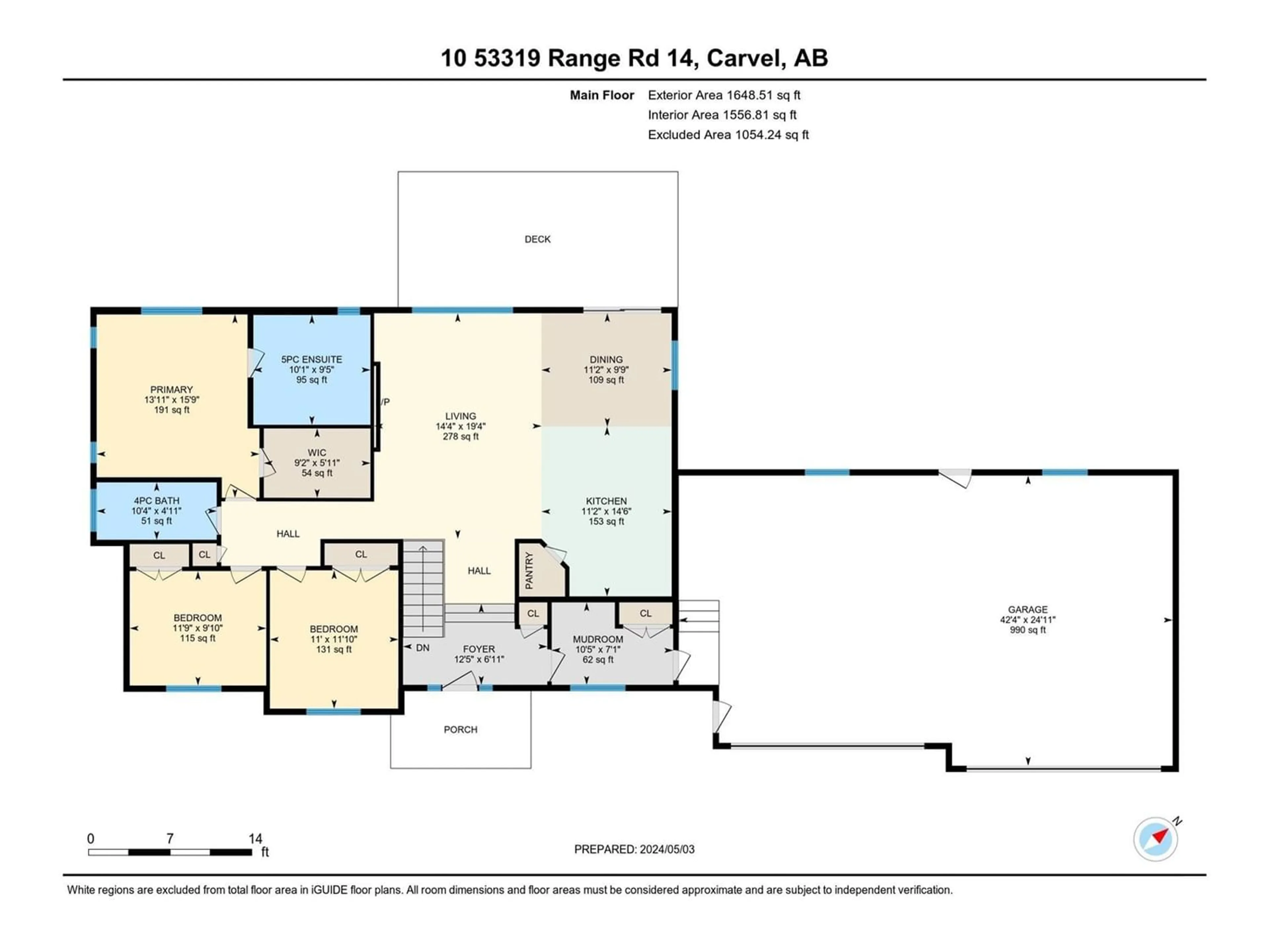 Floor plan for #10 53319 RGE RD 14, Rural Parkland County Alberta T7Y0C2