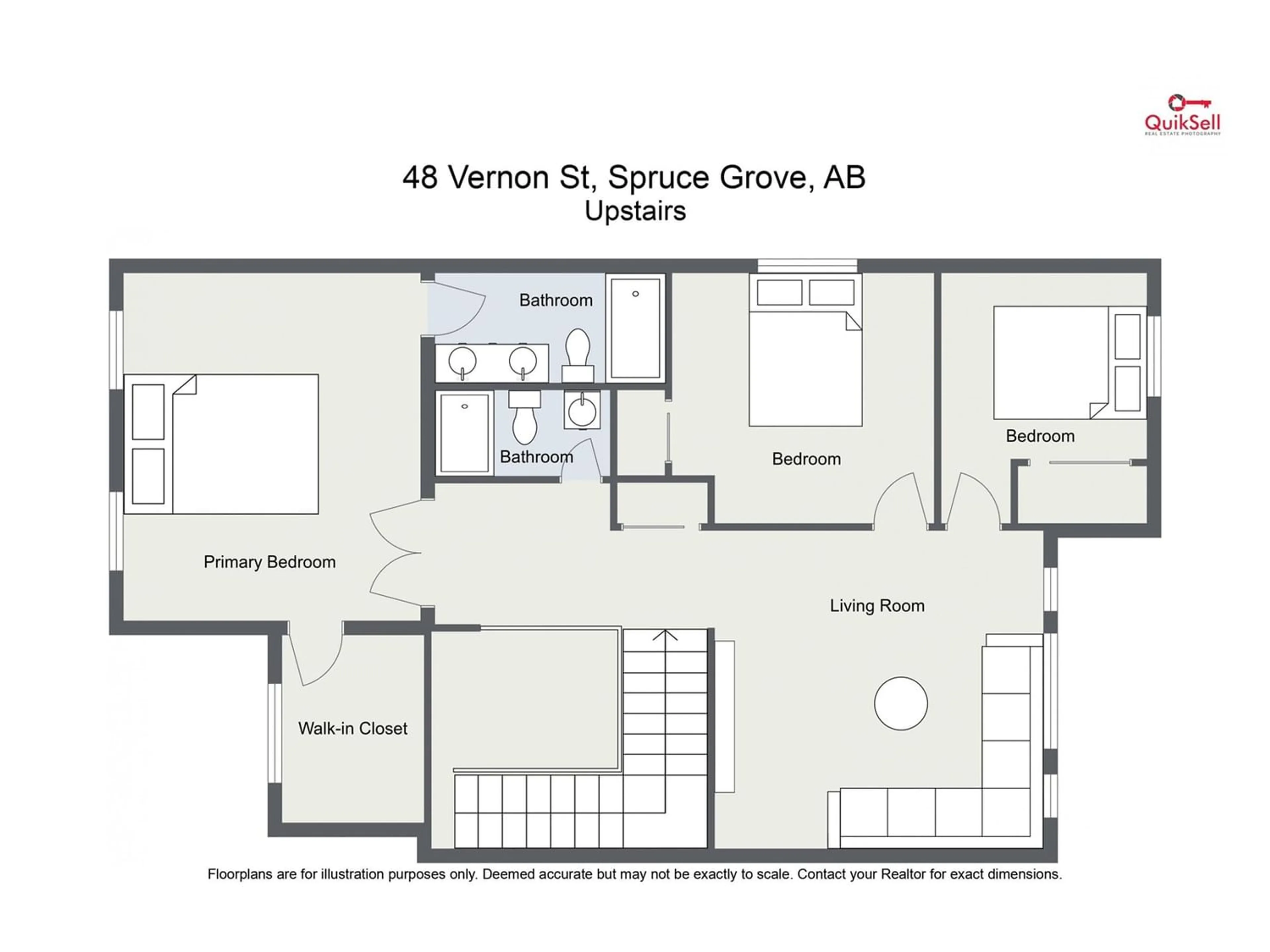 Floor plan for 48 VERNON ST, Spruce Grove Alberta T7X0B5
