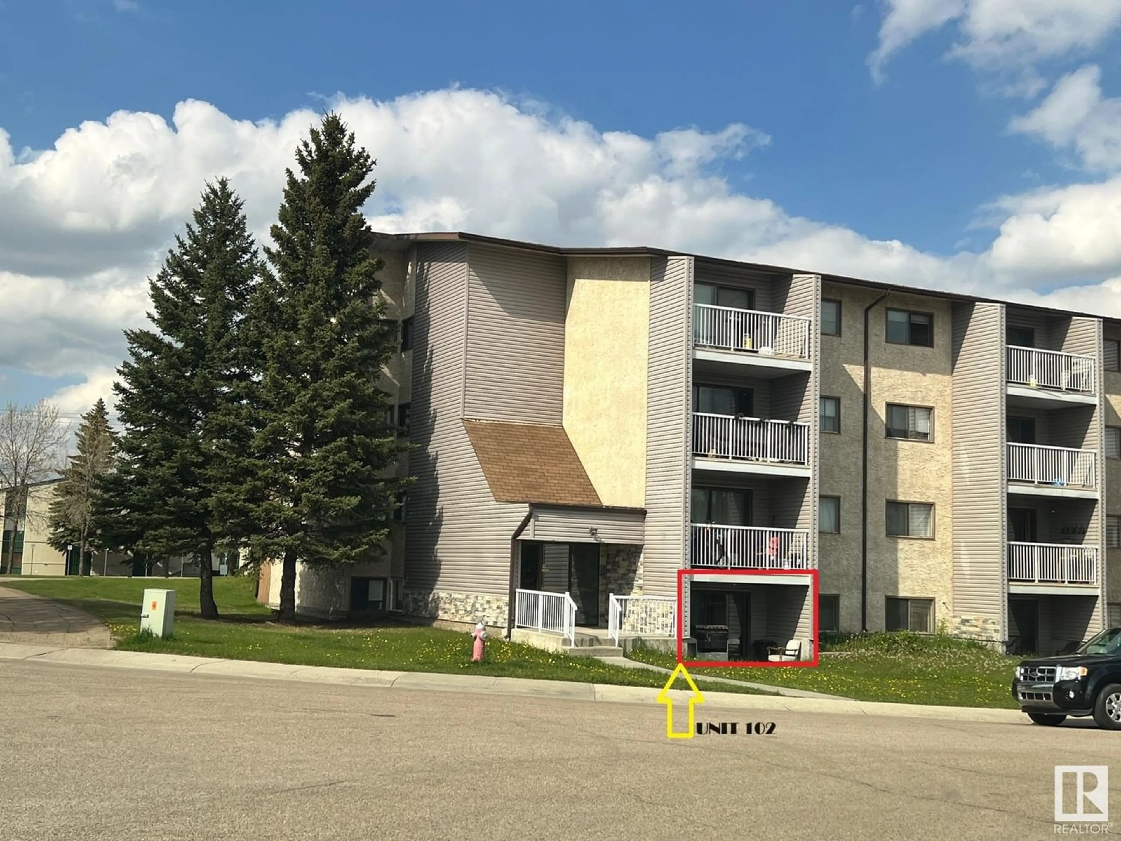 A pic from exterior of the house or condo for #102 51 BROWN ST, Stony Plain Alberta T7Z1P2