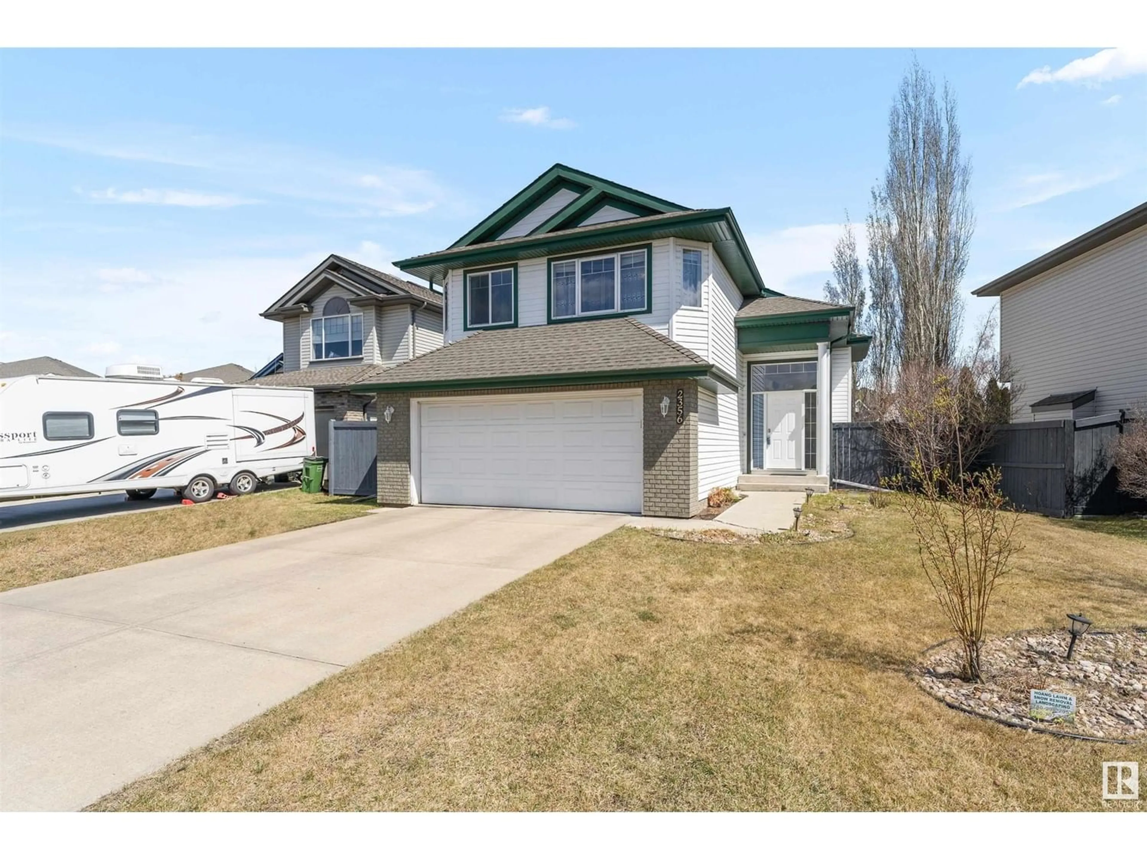 Frontside or backside of a home for 2356 TAYLOR CL NW, Edmonton Alberta T6R3J6