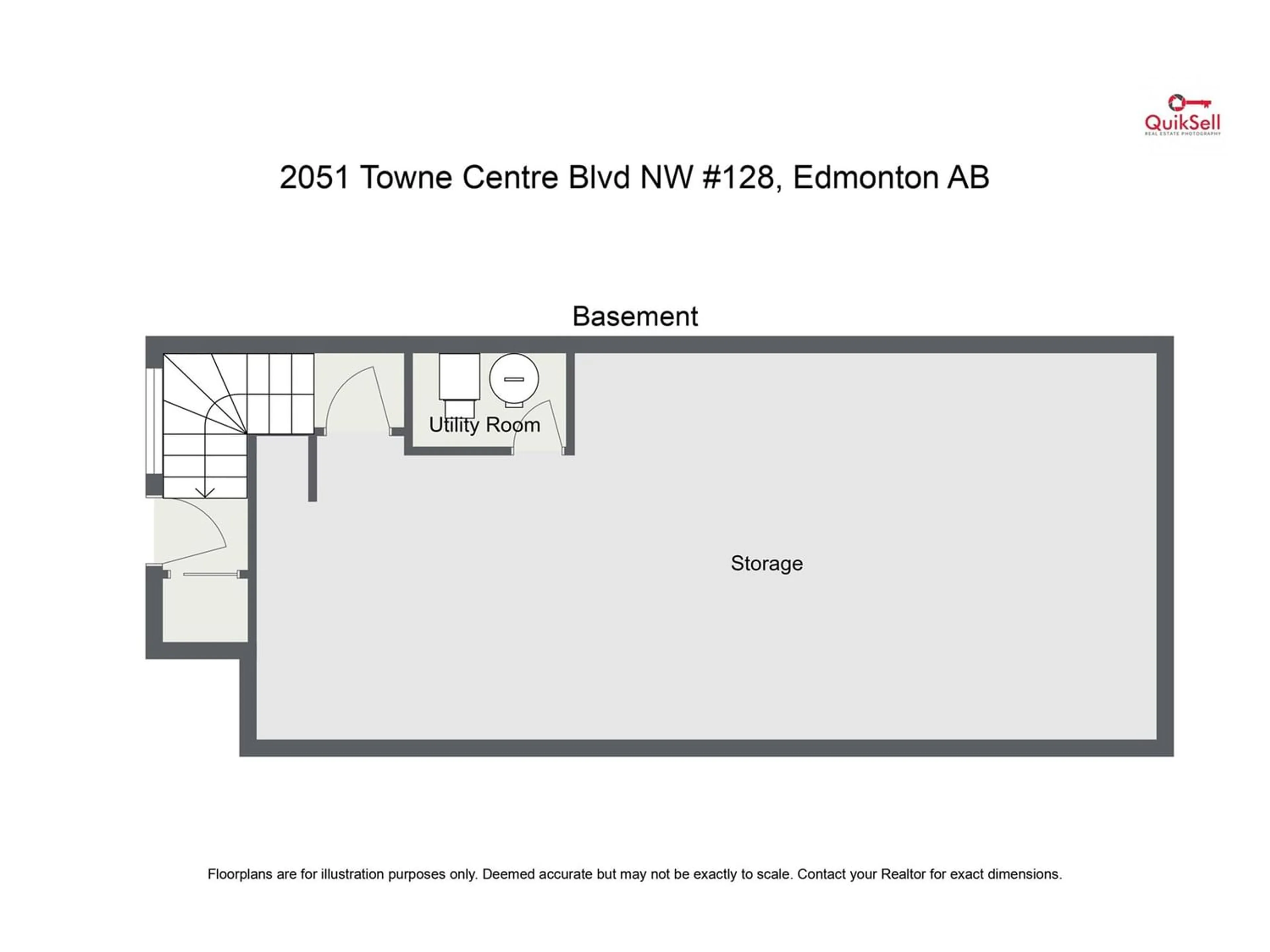 Floor plan for #128 2051 TOWNE CENTRE BV NW, Edmonton Alberta T6R0G8
