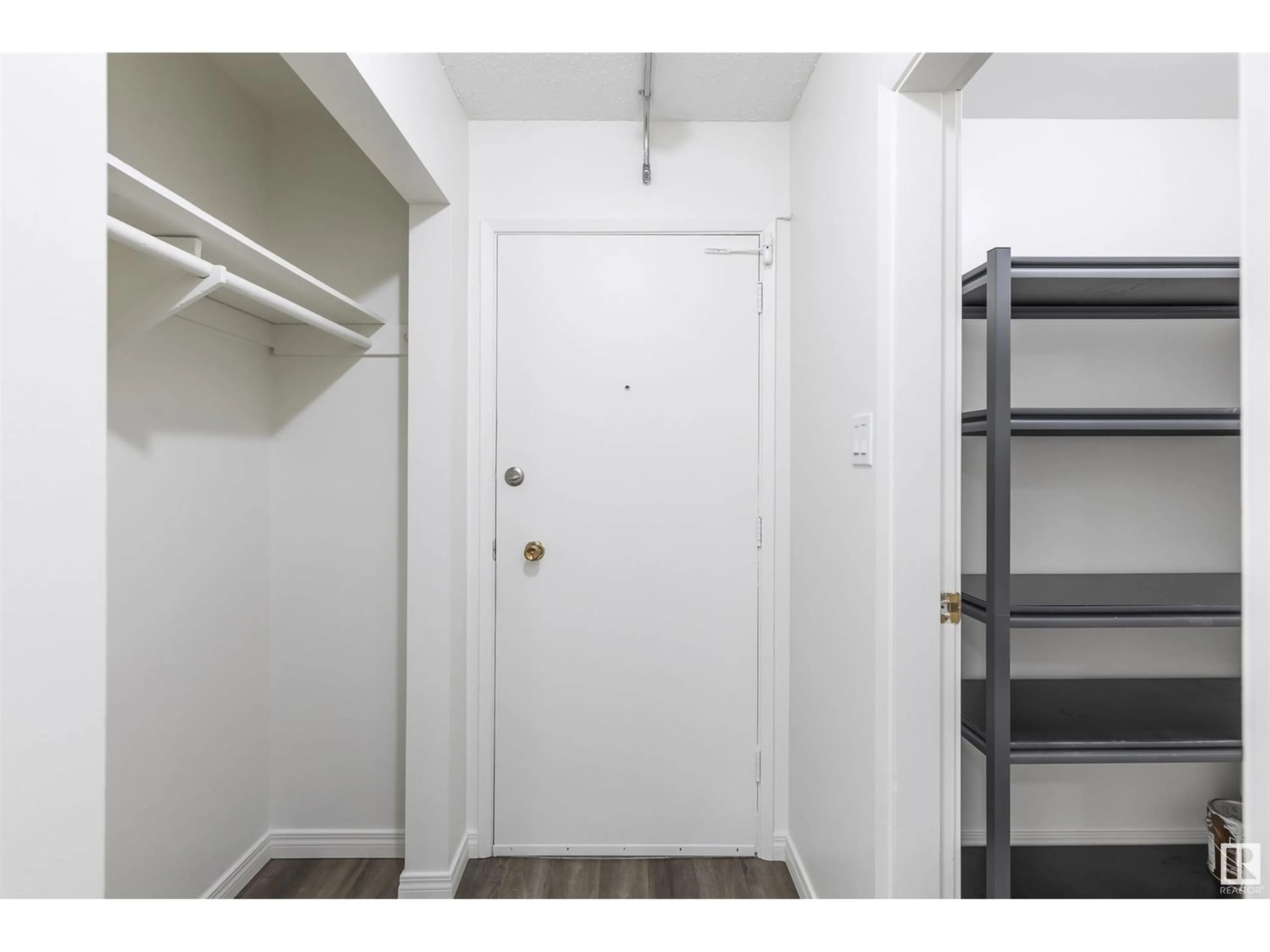 Storage room or clothes room or walk-in closet for #102 15930 109 AV NW, Edmonton Alberta T5P1B7