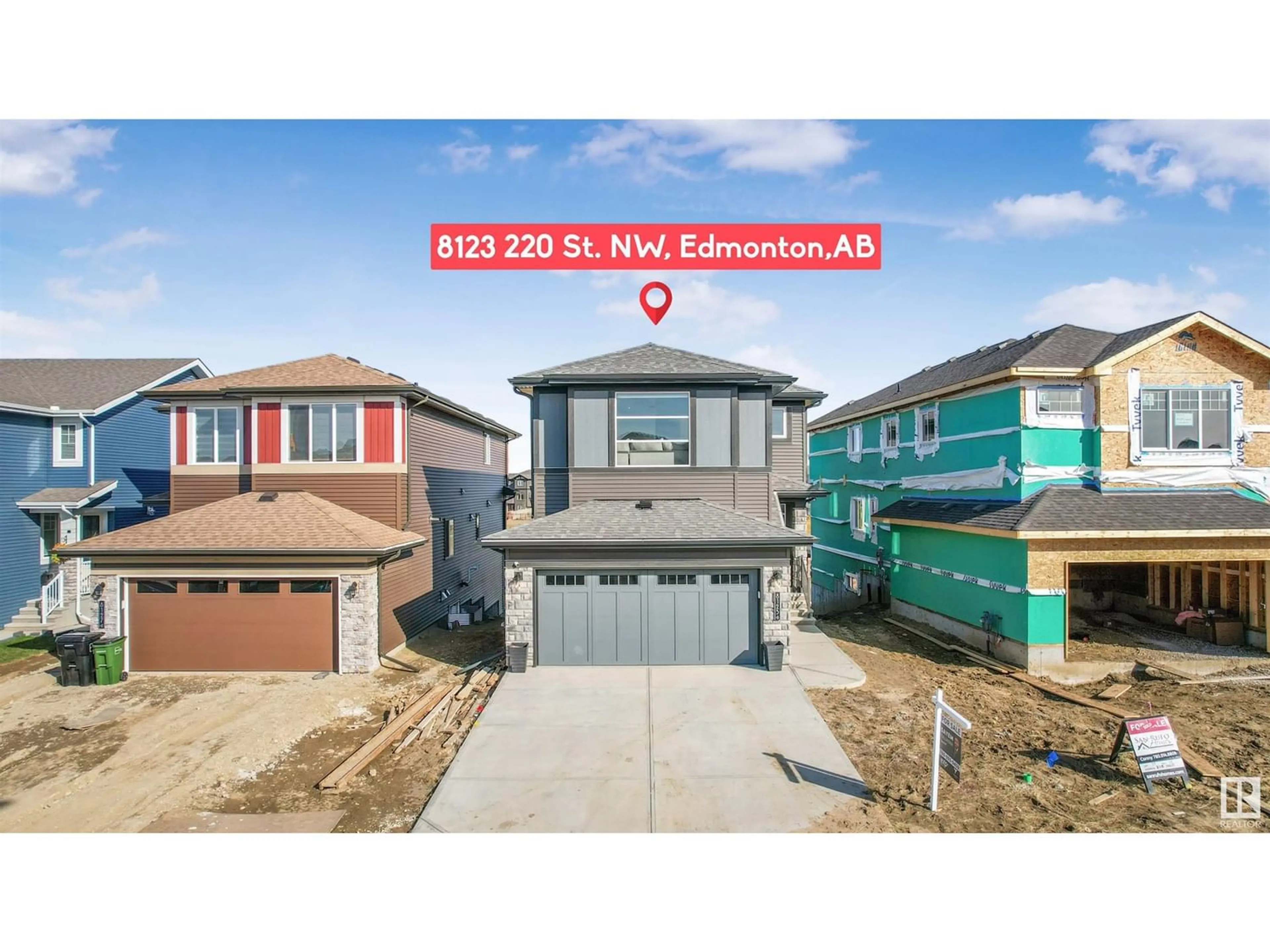 Frontside or backside of a home for 8123 220 ST NW, Edmonton Alberta T5T7T4
