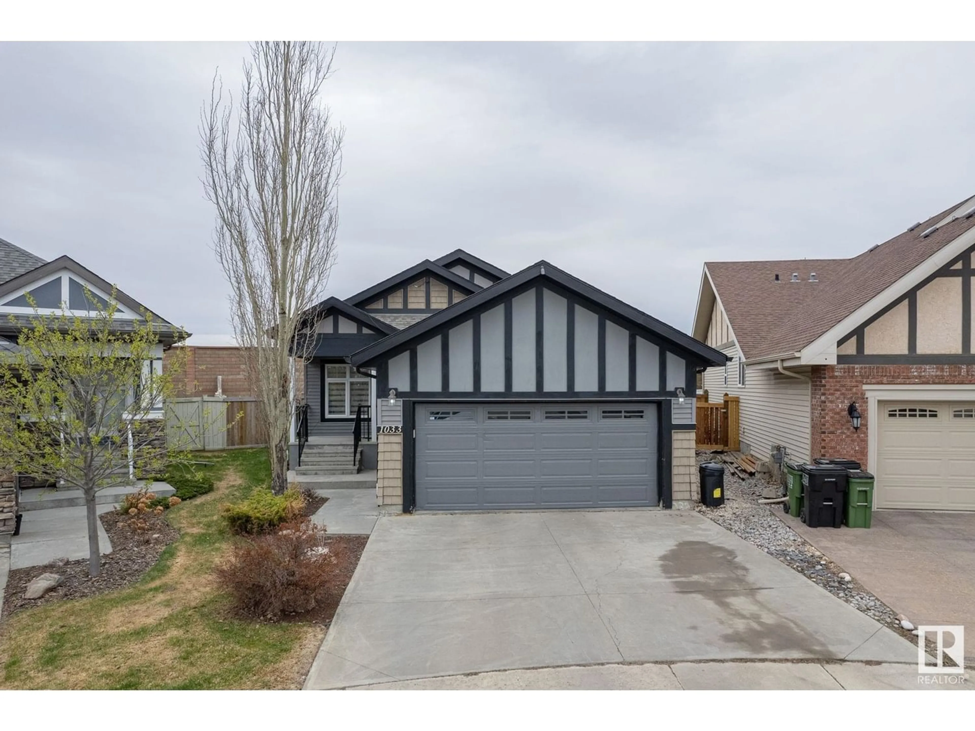 Frontside or backside of a home for 1033 CHAHLEY LN NW, Edmonton Alberta T6M0K5