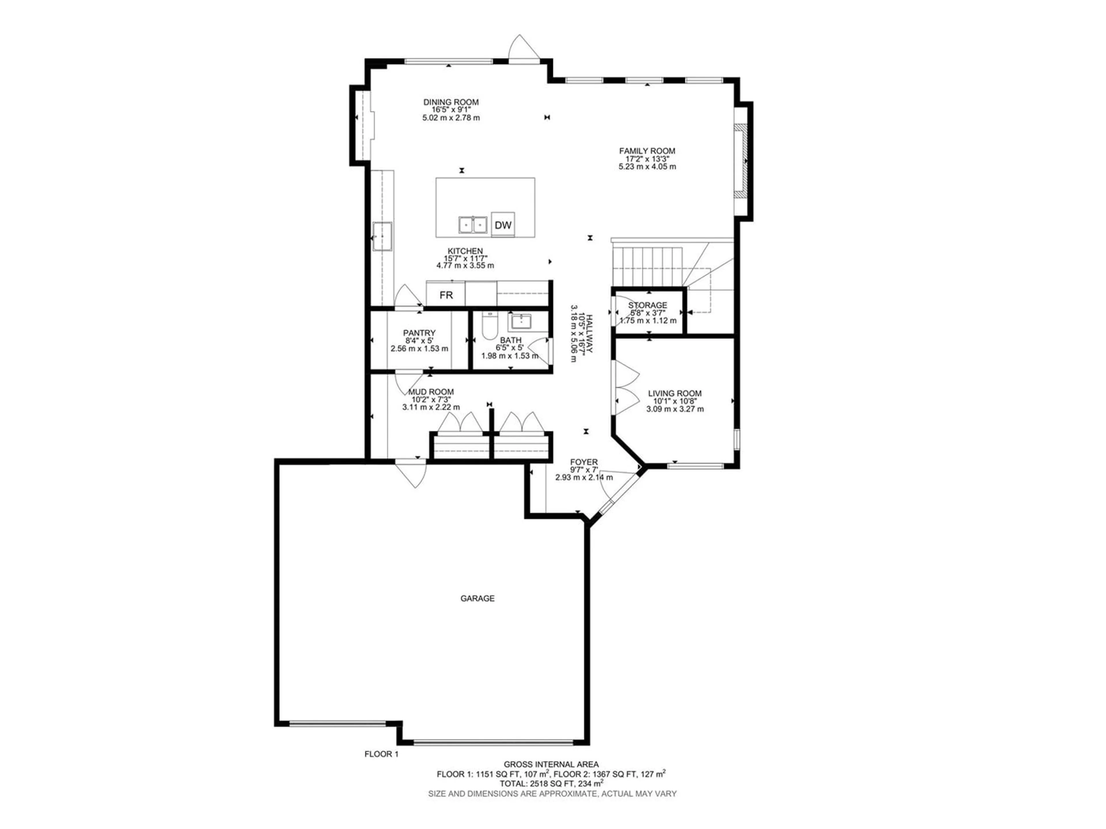 Floor plan for 44 DARBY CR, Spruce Grove Alberta T7X0W9