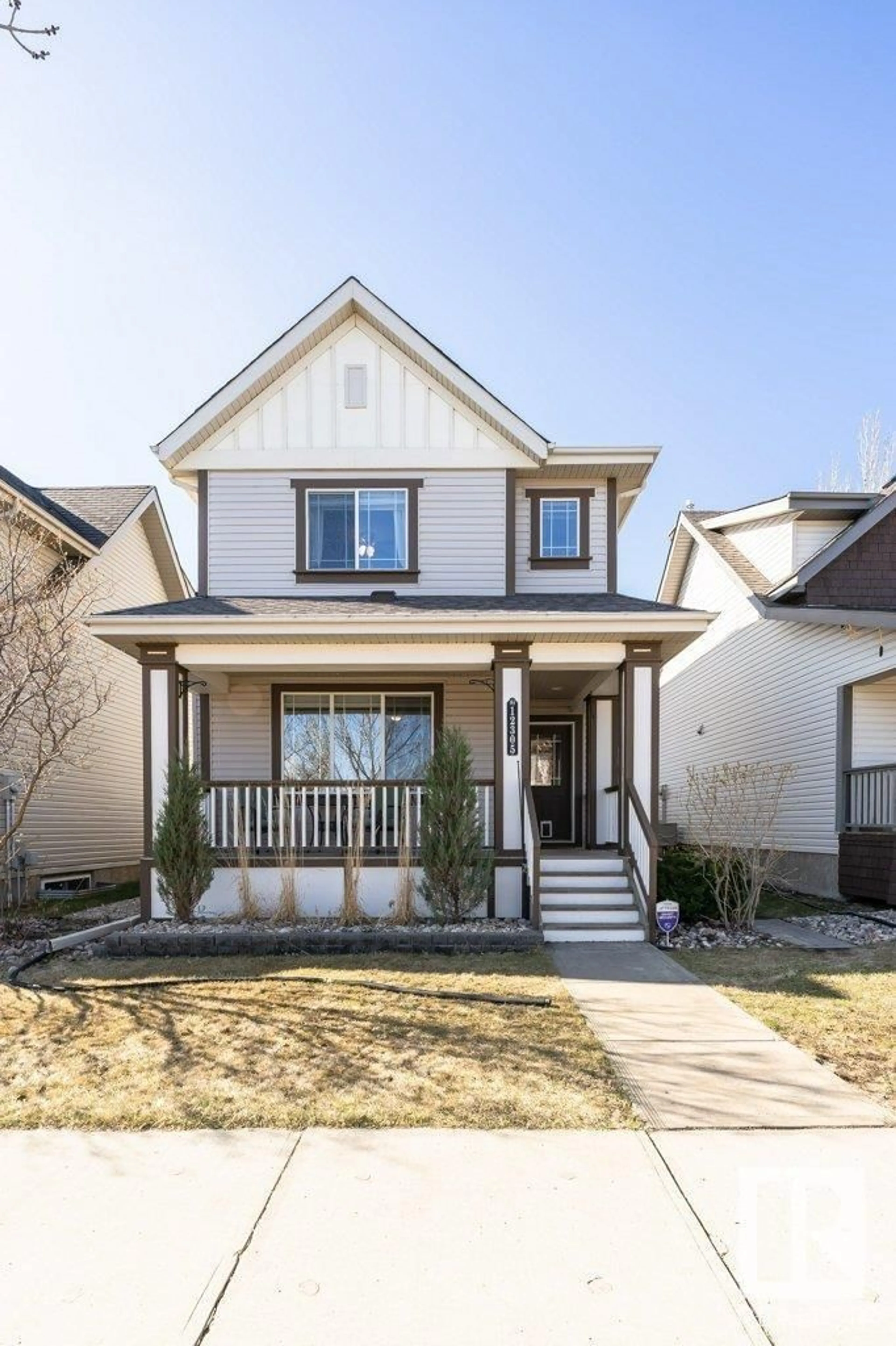 Frontside or backside of a home for 12305 17 AV SW, Edmonton Alberta T6W1L6