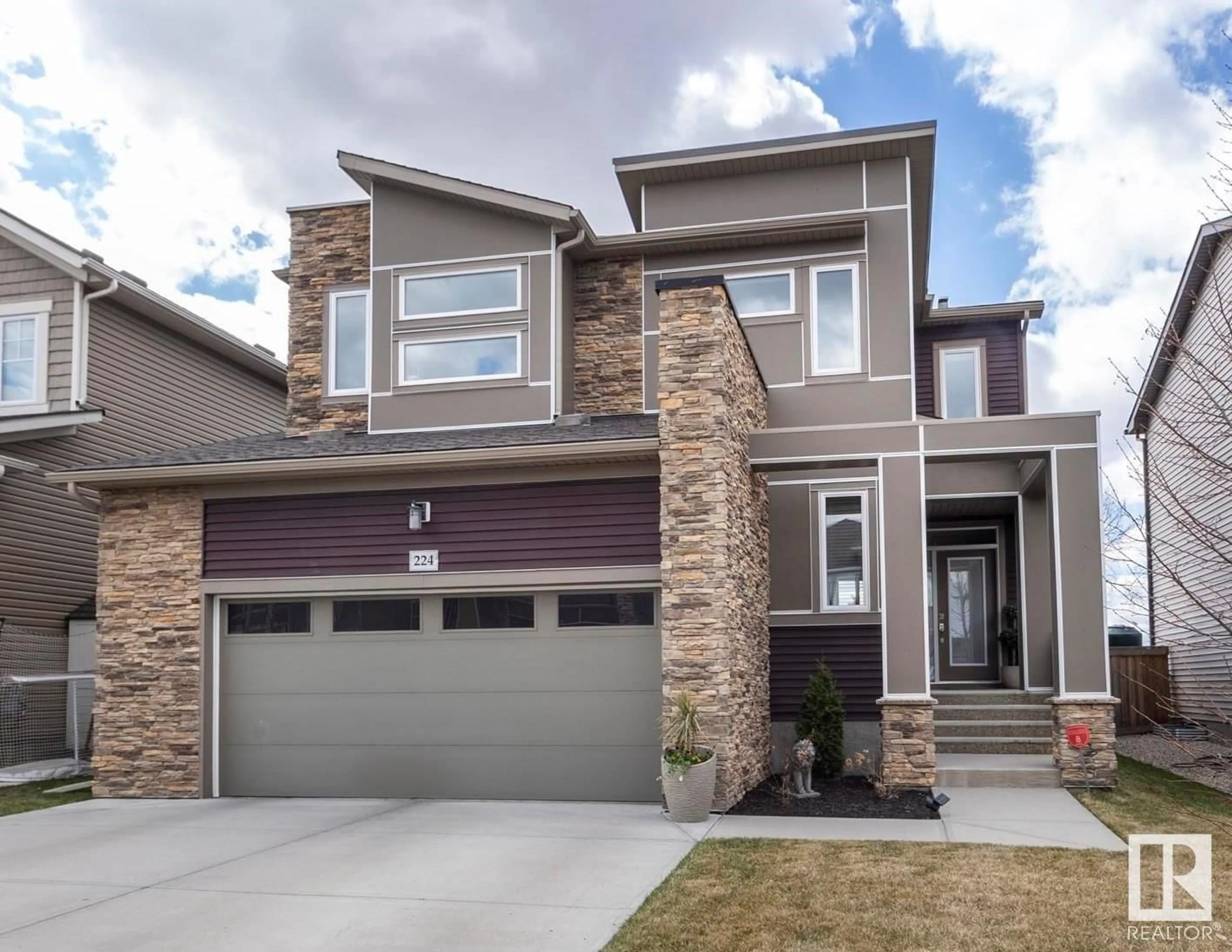 Frontside or backside of a home for 224 REICHERT DR, Beaumont Alberta T4X1Z4
