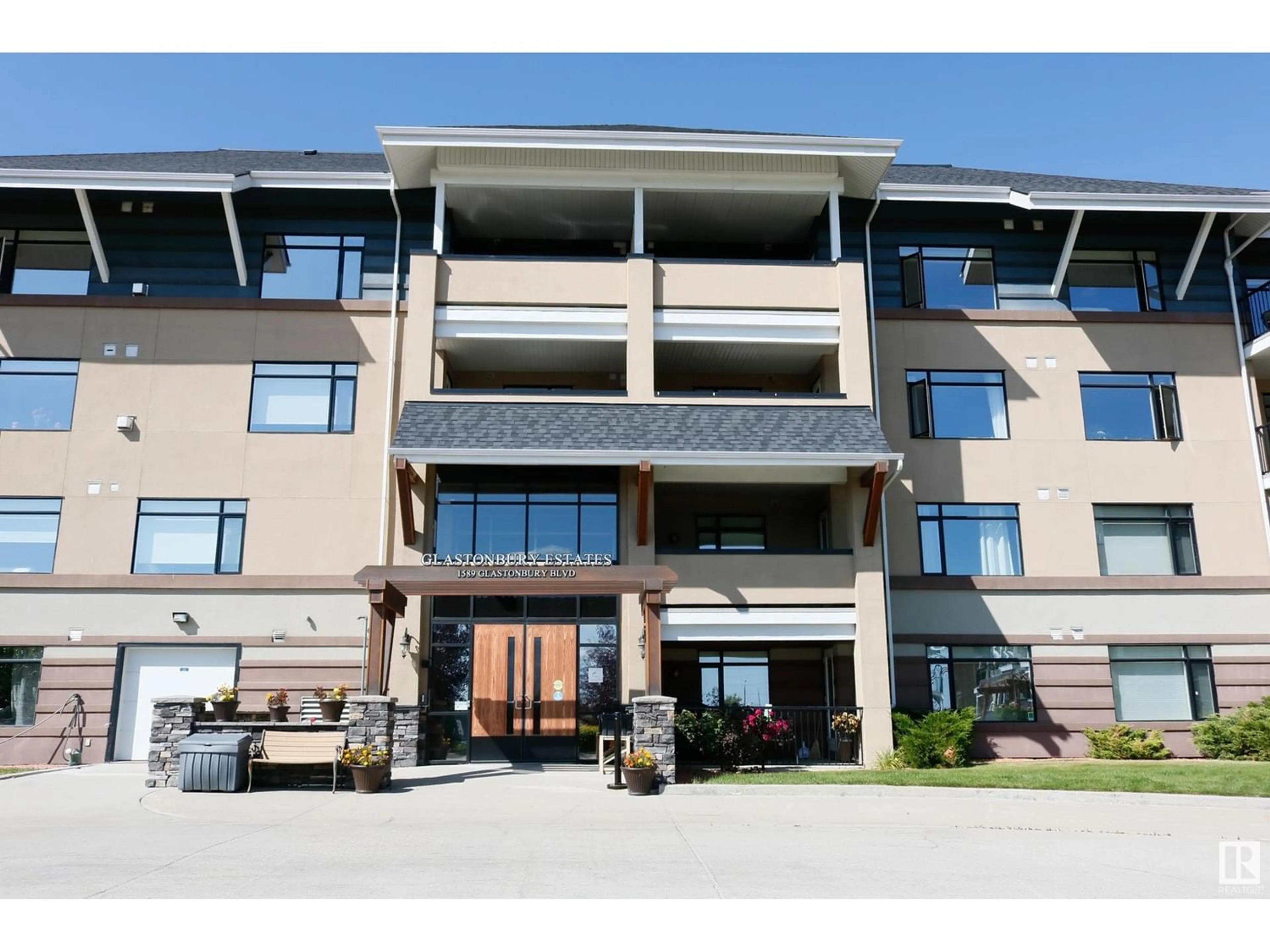 A pic from exterior of the house or condo for #313 1589 Glastonbury BV NW NW, Edmonton Alberta T5T2V1