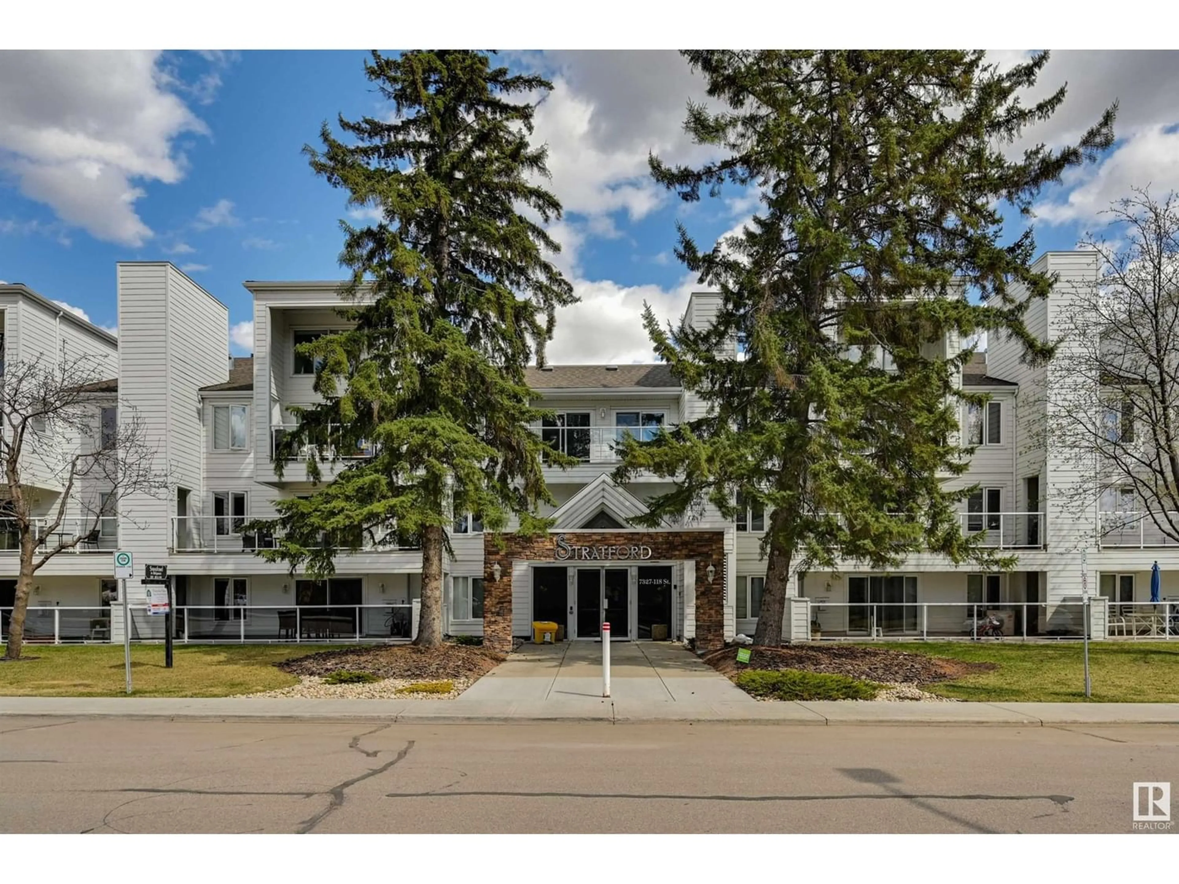 A pic from exterior of the house or condo for #101 7327 118 ST NW, Edmonton Alberta T6G1S5