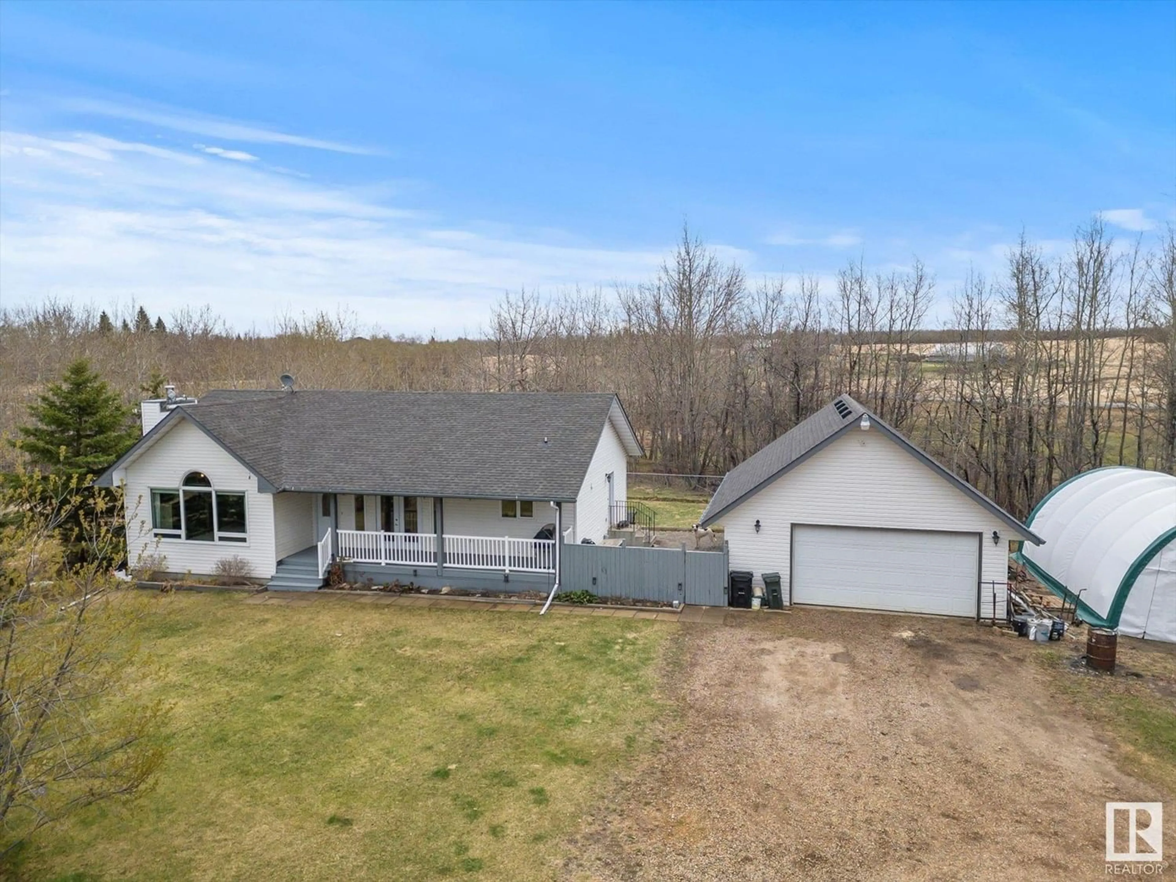 Frontside or backside of a home for 21166 TWP RD 542, Rural Strathcona County Alberta T8C1J2