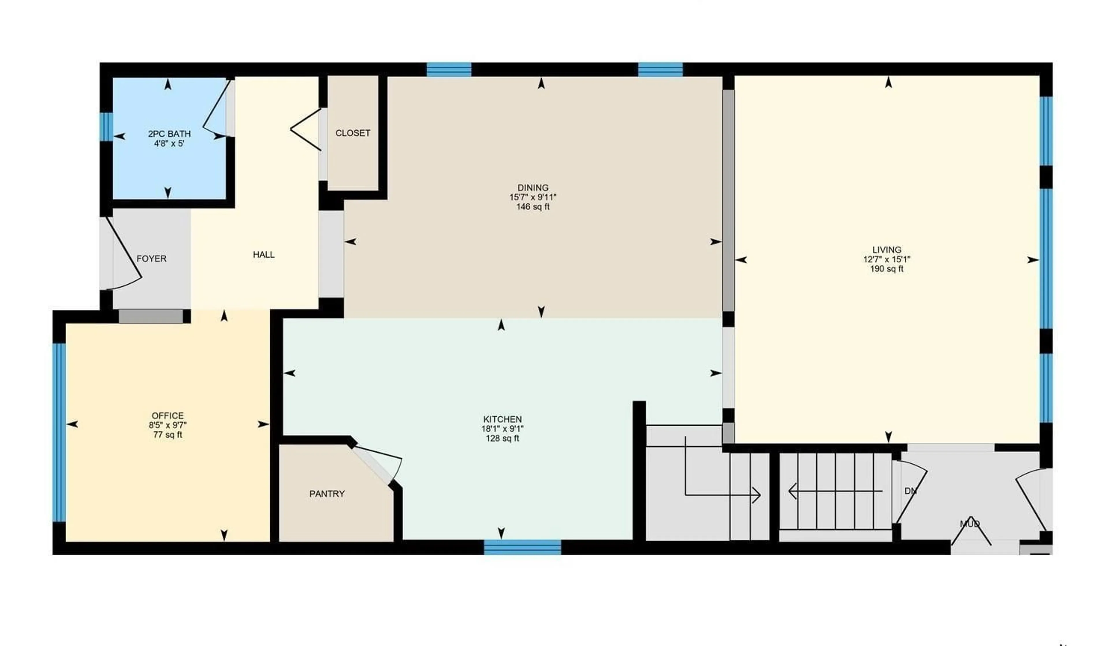 Floor plan for 2027 74 ST SW, Edmonton Alberta T6X0V7