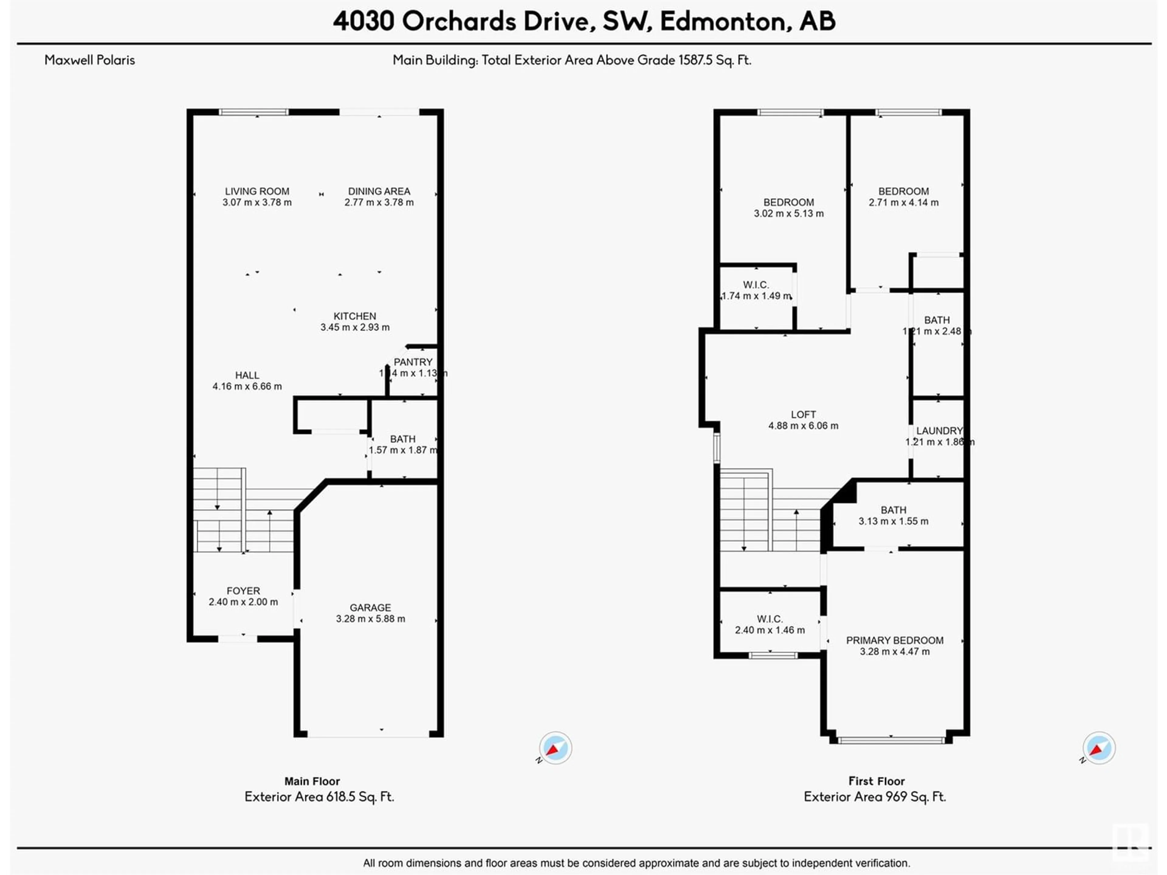 Floor plan for 4030 ORCHARDS DR SW SW, Edmonton Alberta T6X2B3