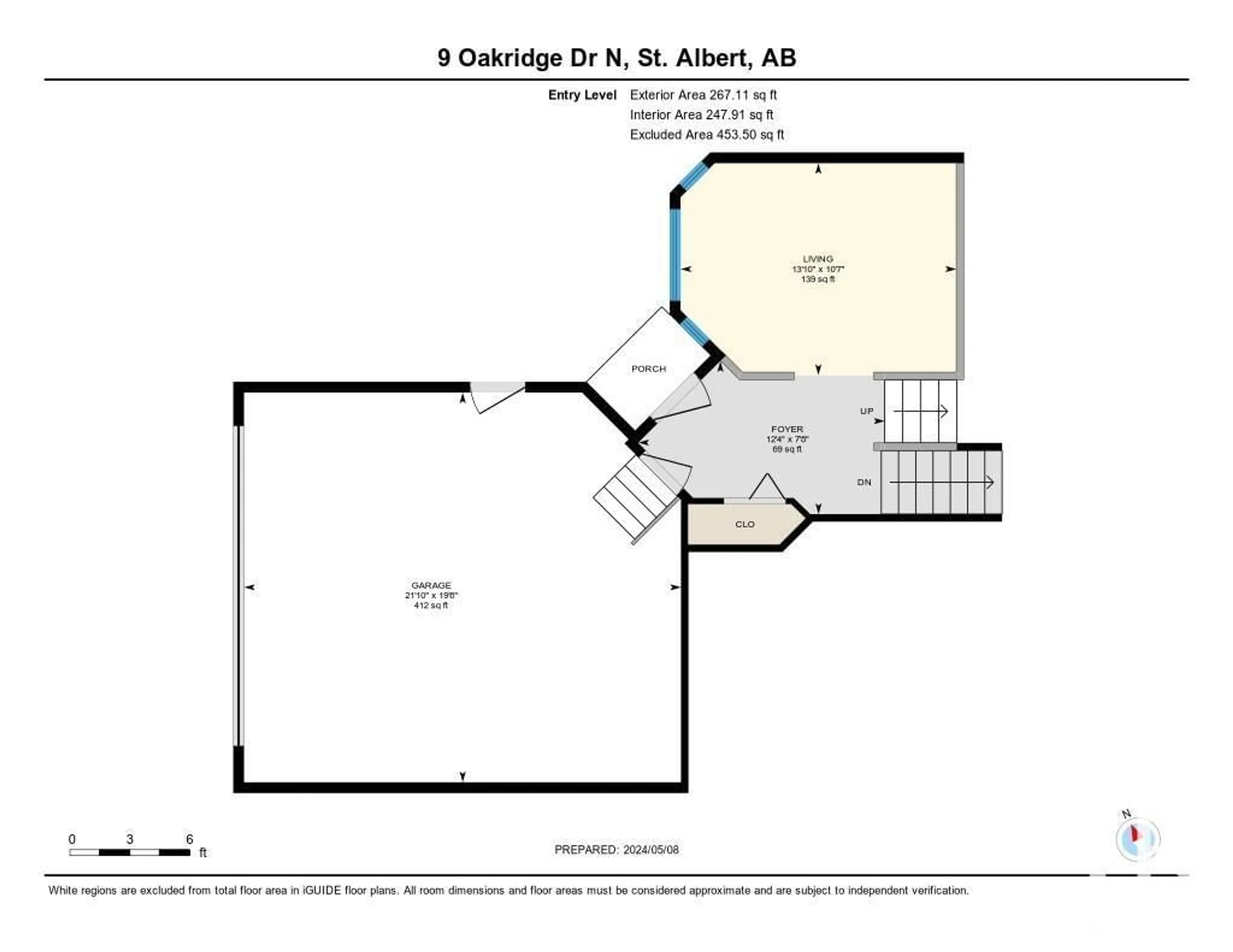 Floor plan for 9 OAKRIDGE DR, St. Albert Alberta T8N6H8