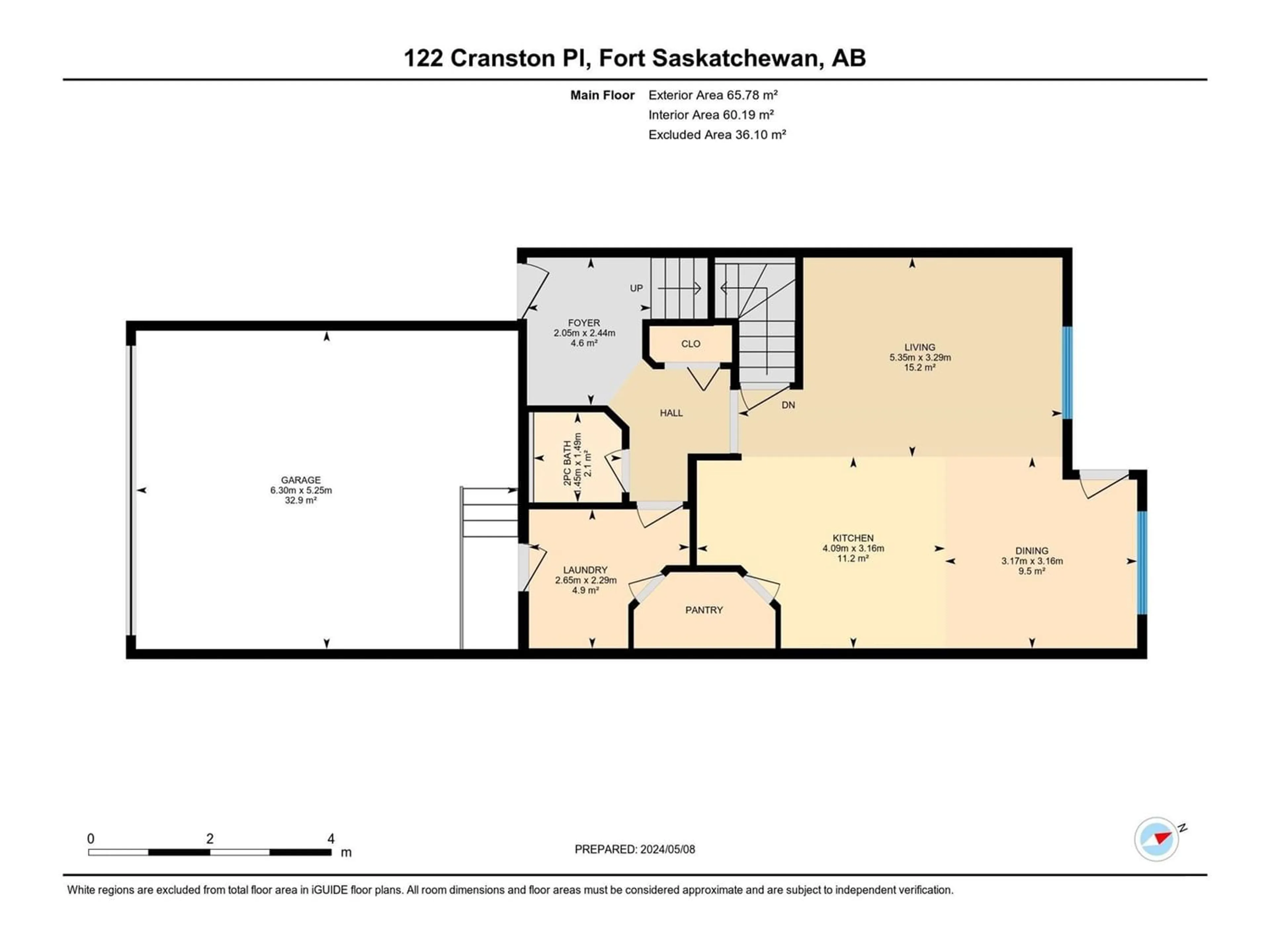 Floor plan for 122 CRANSTON PL, Fort Saskatchewan Alberta T8L0K8
