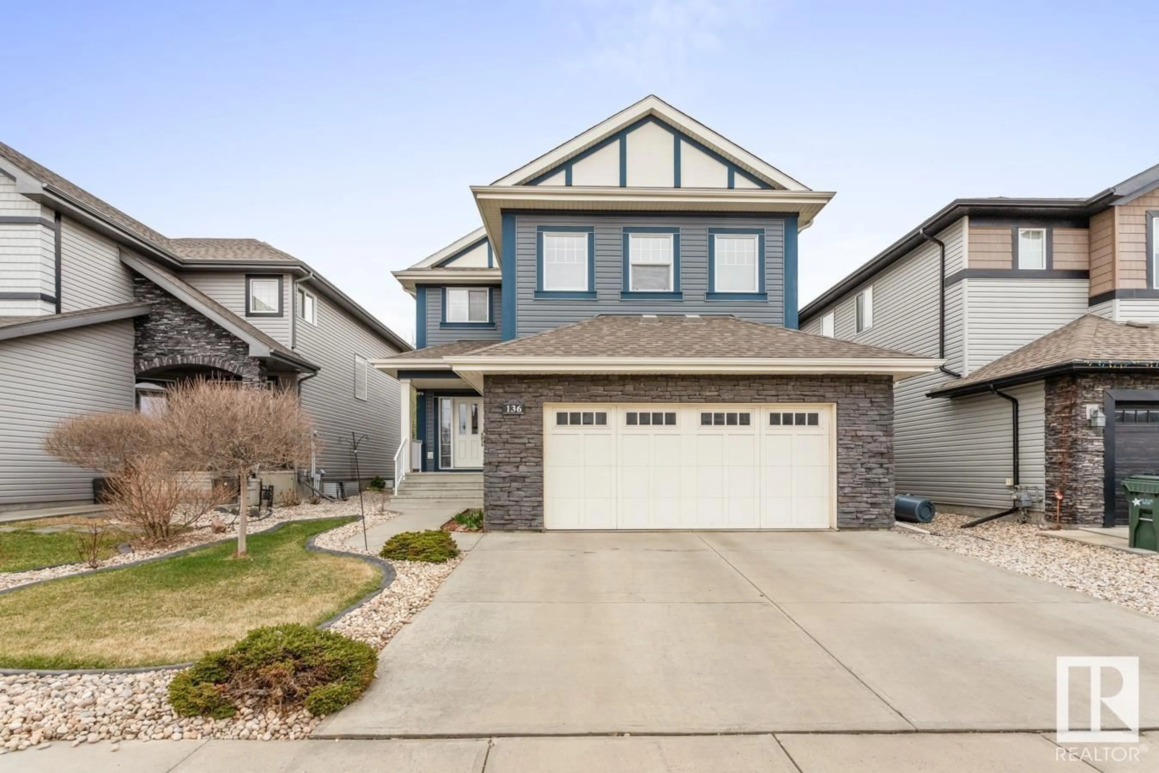 Frontside or backside of a home for 136 CAMPBELL DR, Sherwood Park Alberta T8H0E3