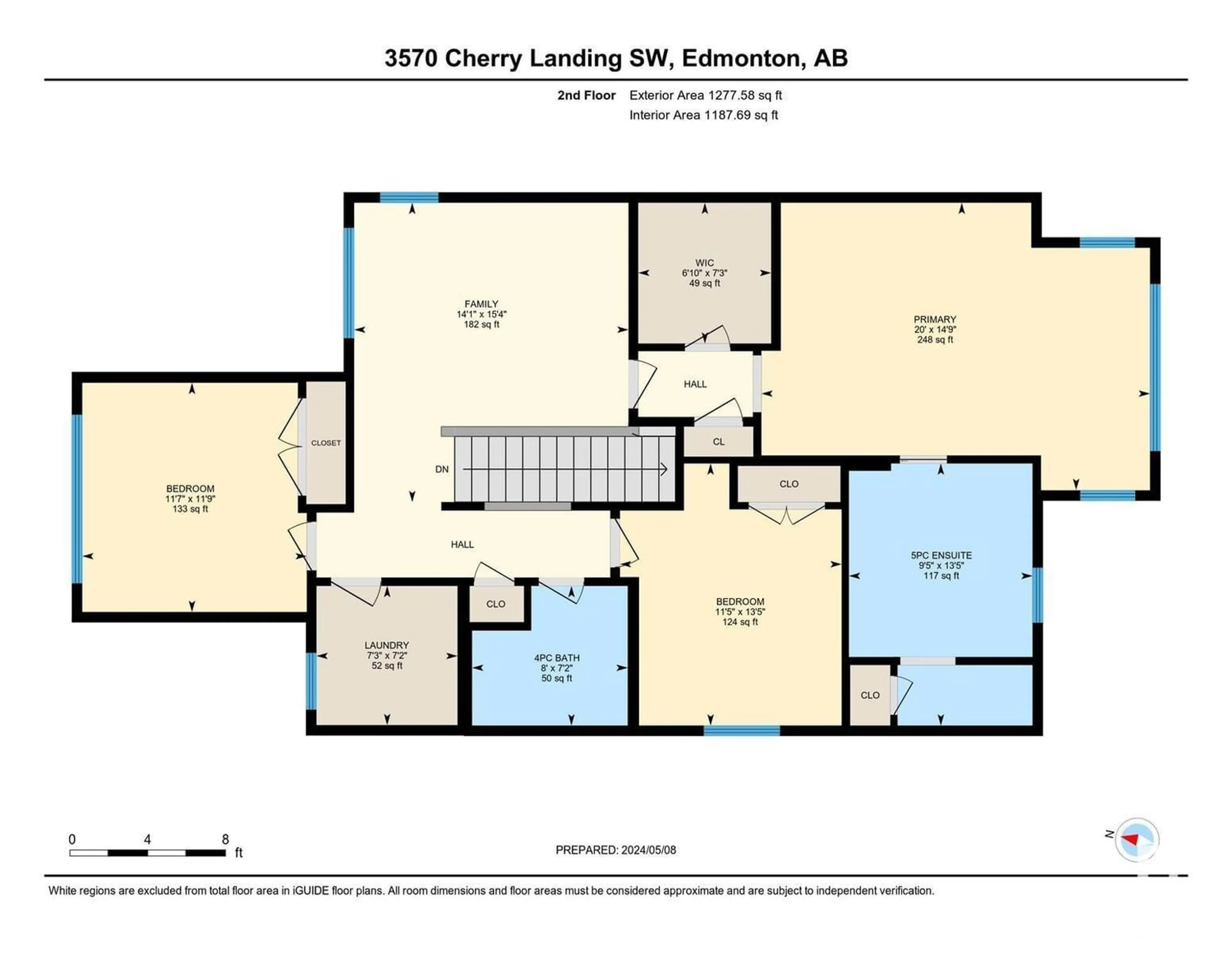 Floor plan for 3570 CHERRY LD SW, Edmonton Alberta T6X2B5