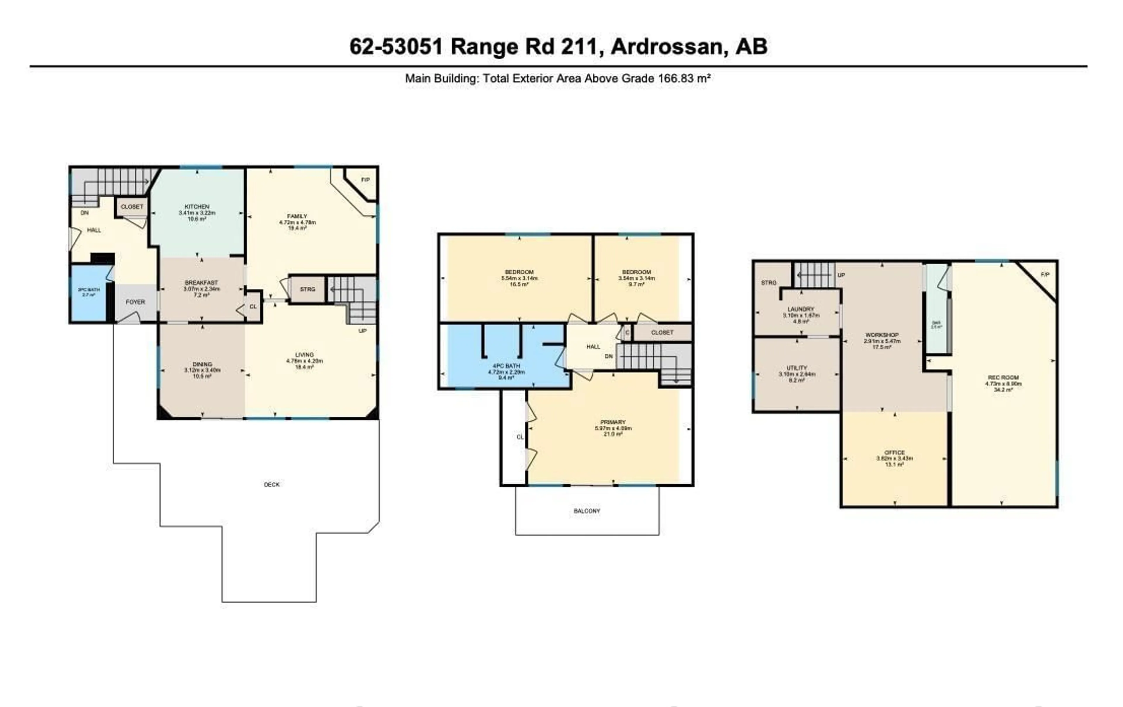 Floor plan for #62 53051 RGE RD 211 NW, Rural Strathcona County Alberta T8G2C6