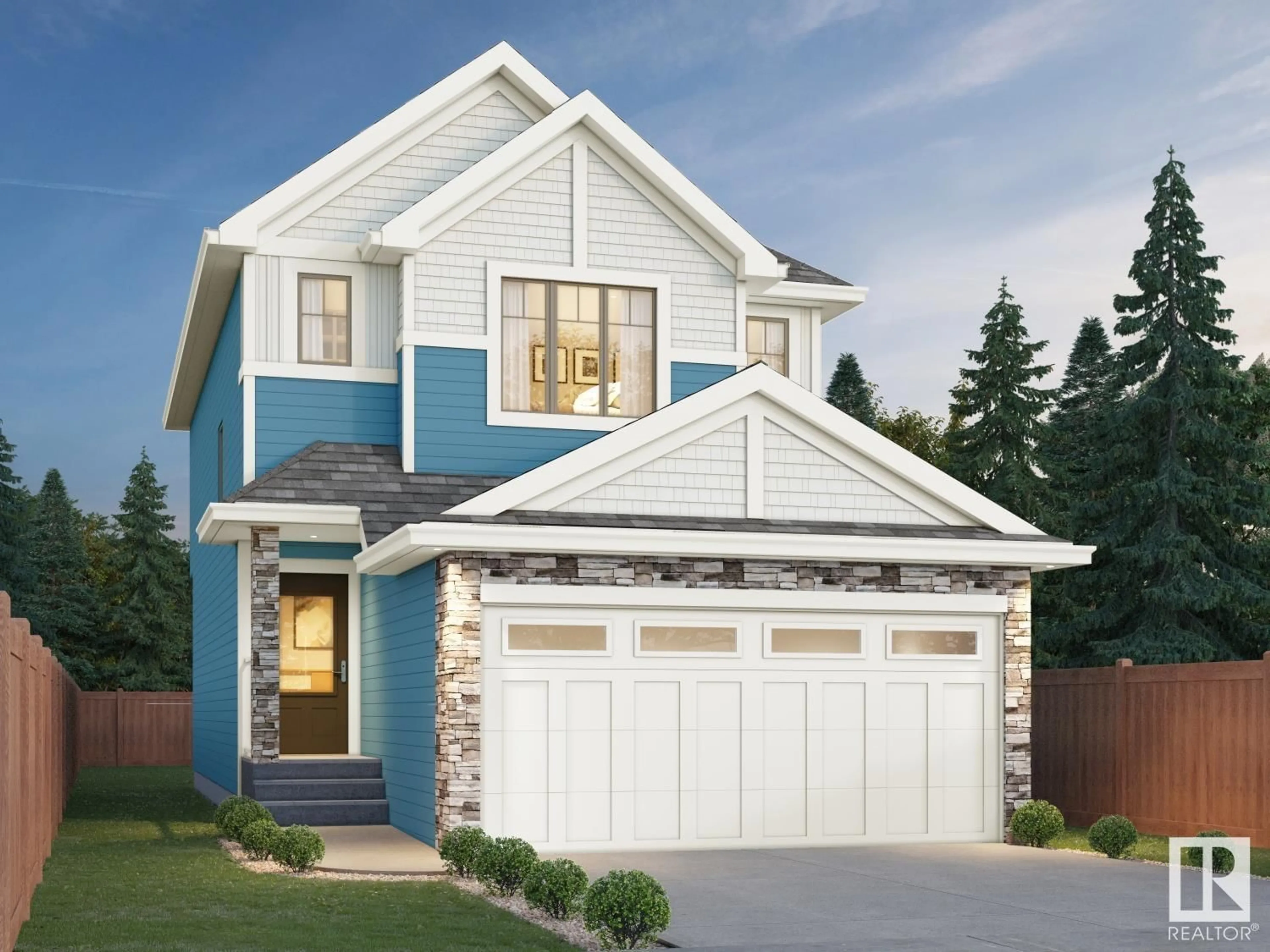 Home with vinyl exterior material for 9517 Carson BN SW, Edmonton Alberta T6W5G7
