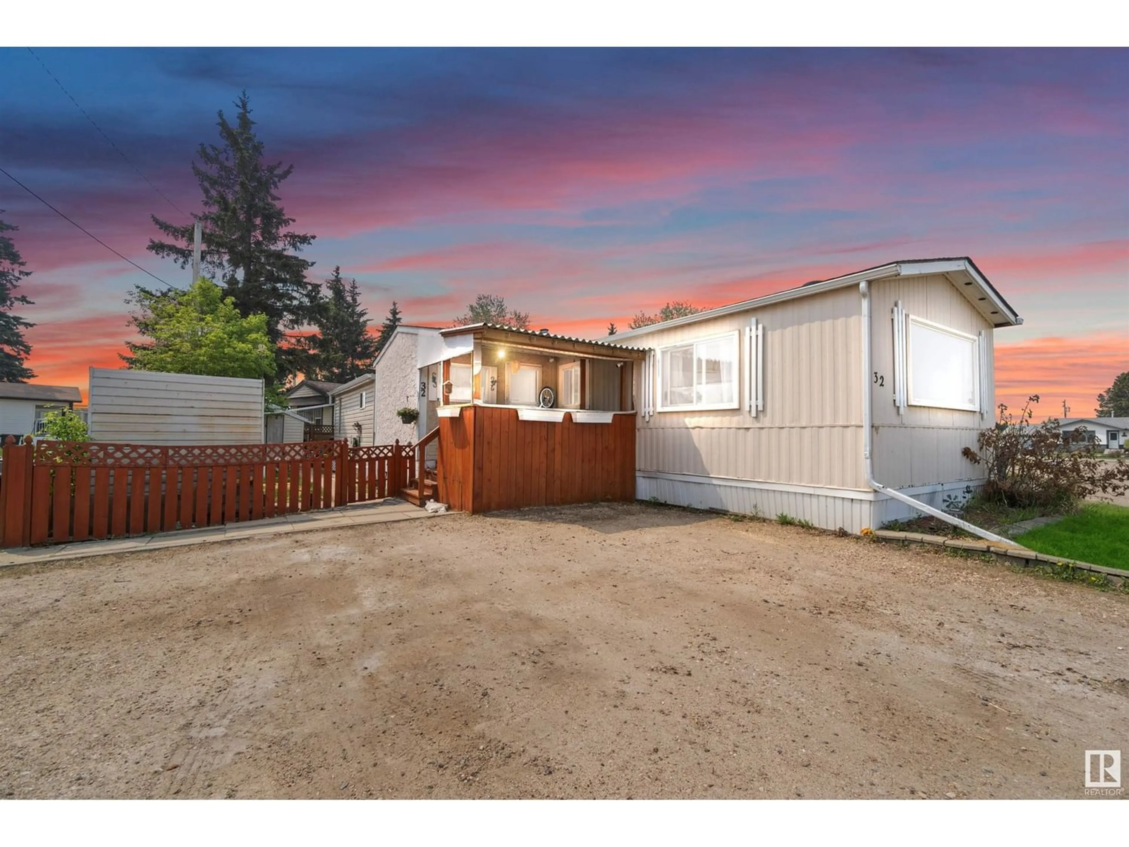 Fenced yard for #32 4839 47 ST, Gibbons Alberta T0A1N0
