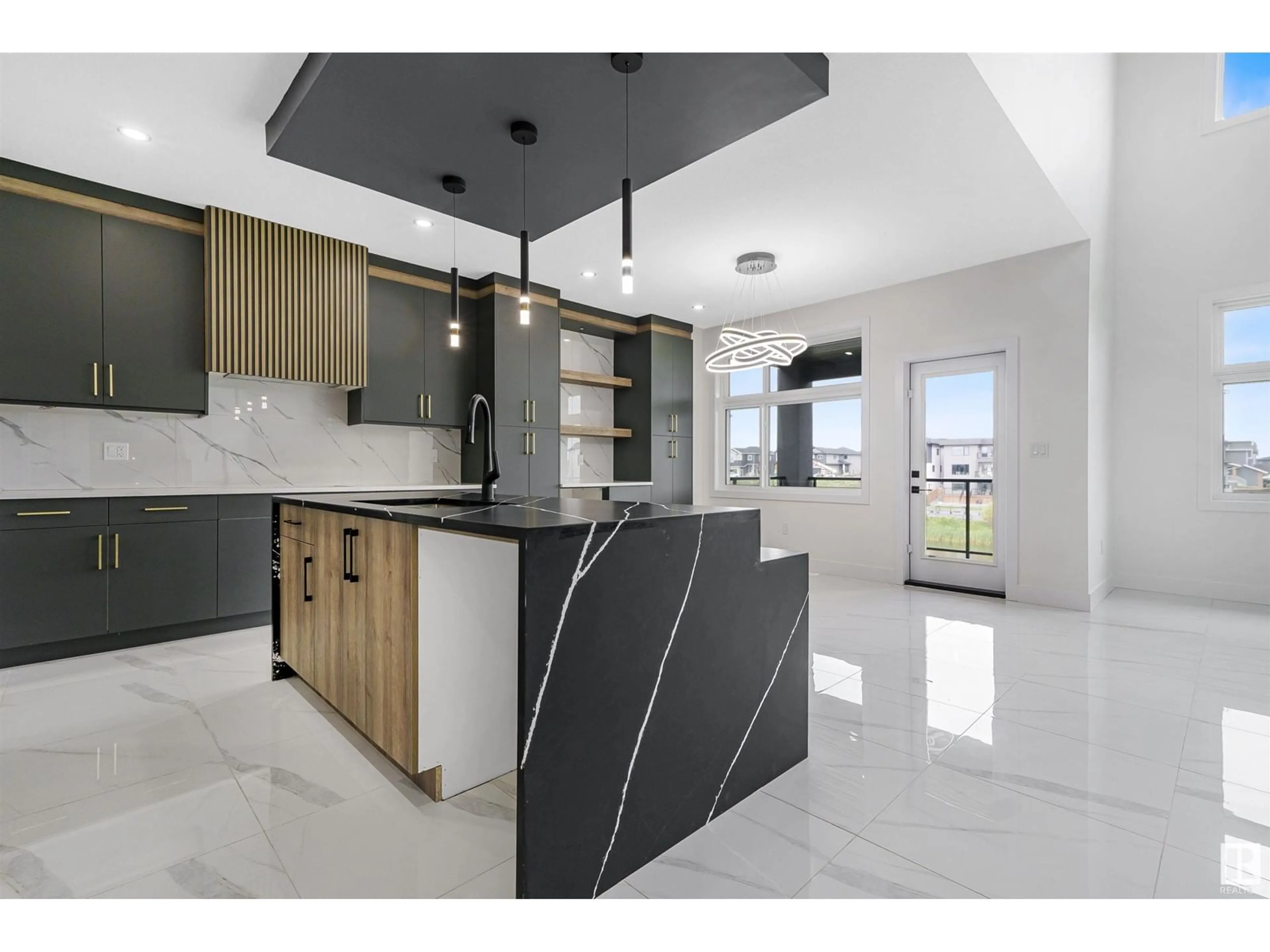 Contemporary kitchen for 15015 14 ST NW, Edmonton Alberta T5Y3R5