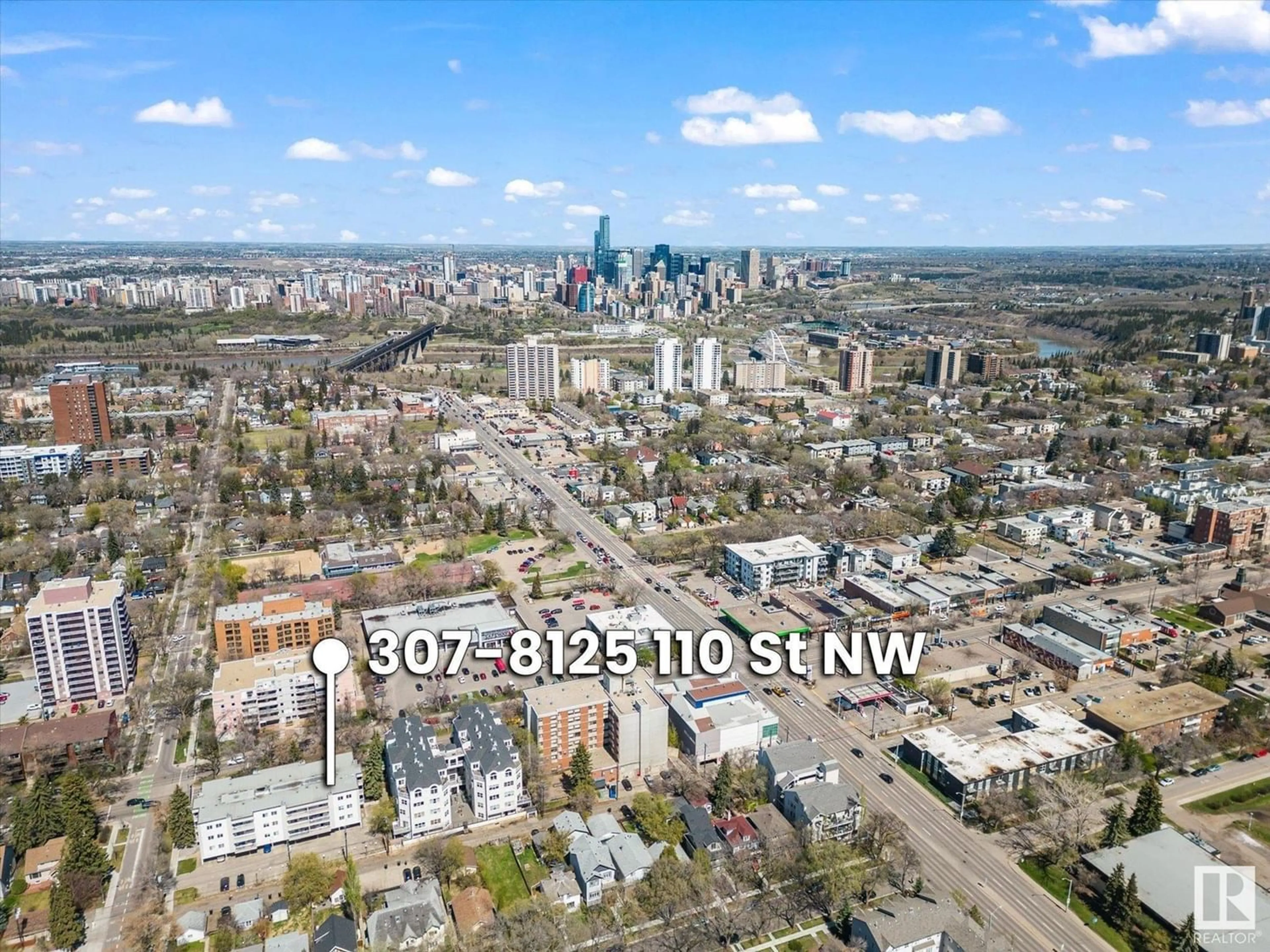 Street view for #307 8125 110 ST NW, Edmonton Alberta T6G2P3