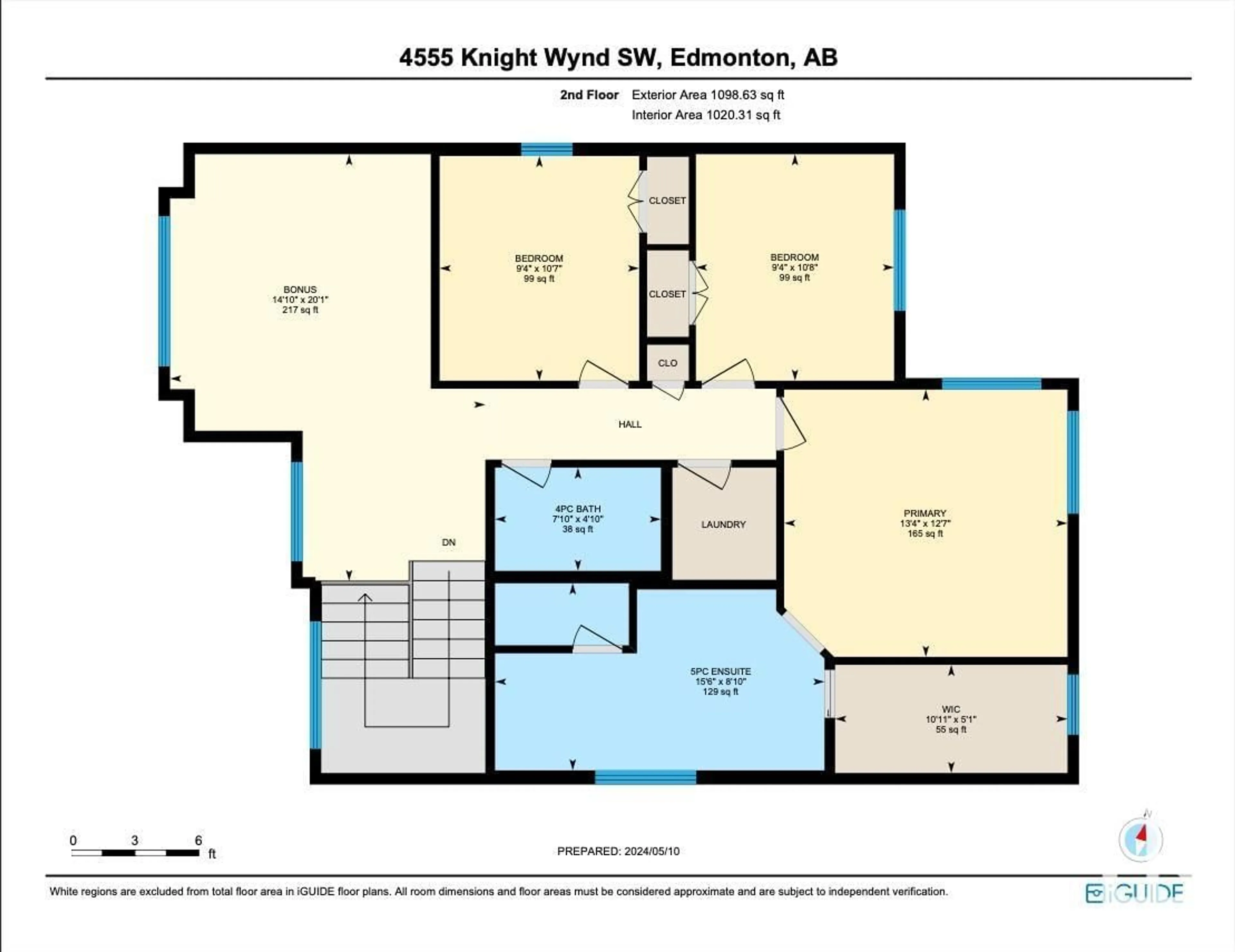 Floor plan for 4555 Knight WD SW, Edmonton Alberta T6W4V6