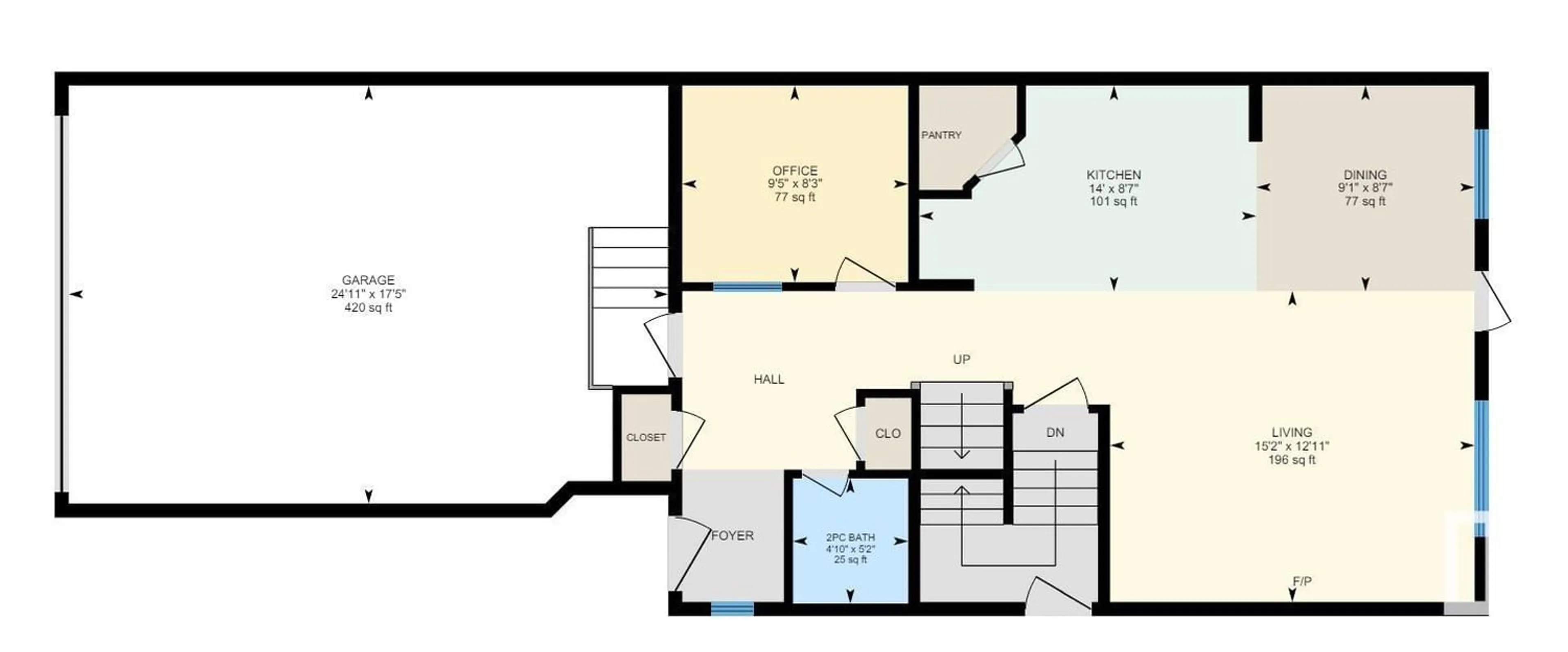 Floor plan for 6339 cartmell RD SW SW, Edmonton Alberta T6W4A3