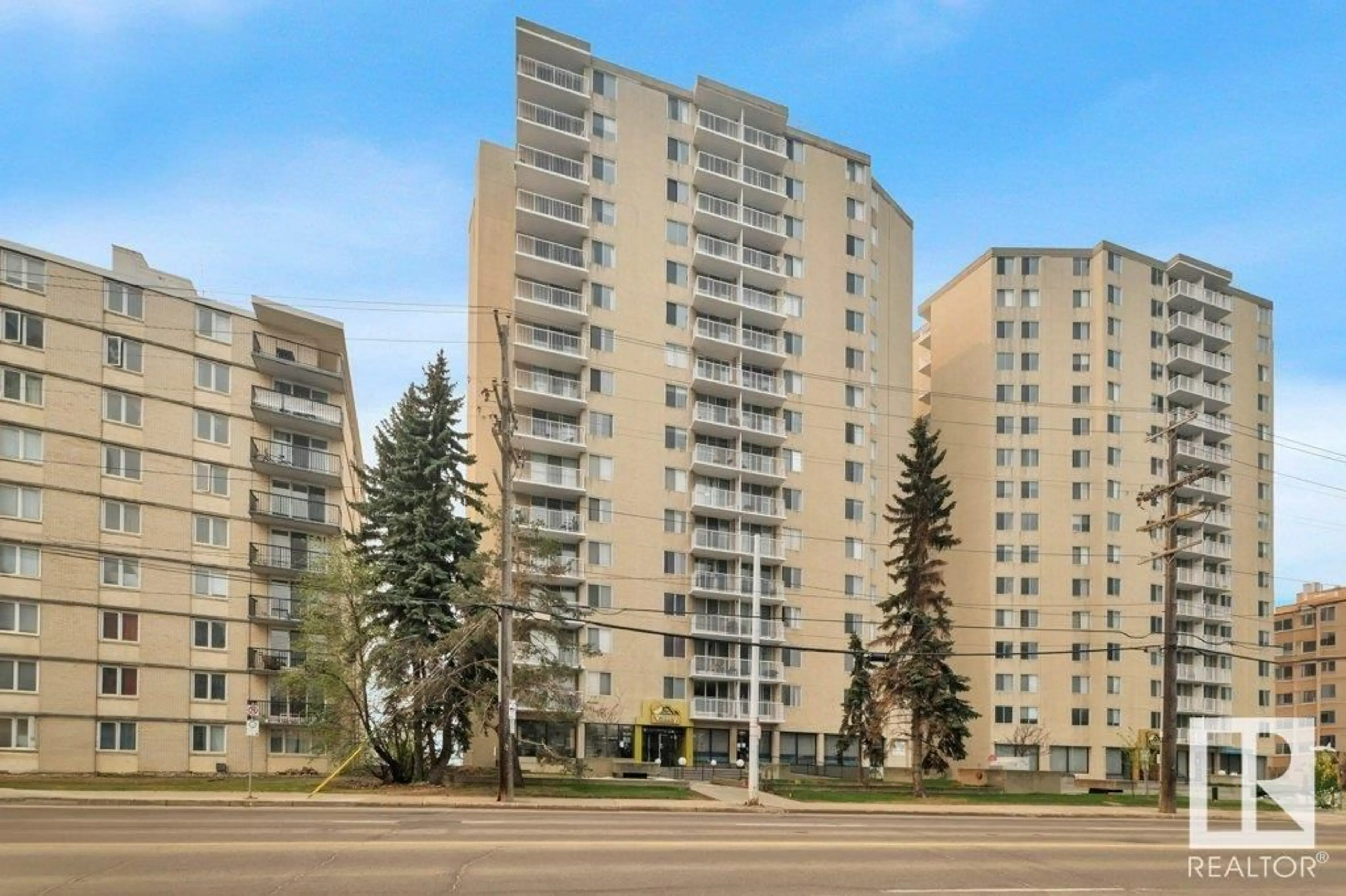 A pic from exterior of the house or condo for #1204 12121 JASPER AV NW, Edmonton Alberta T5N3X7