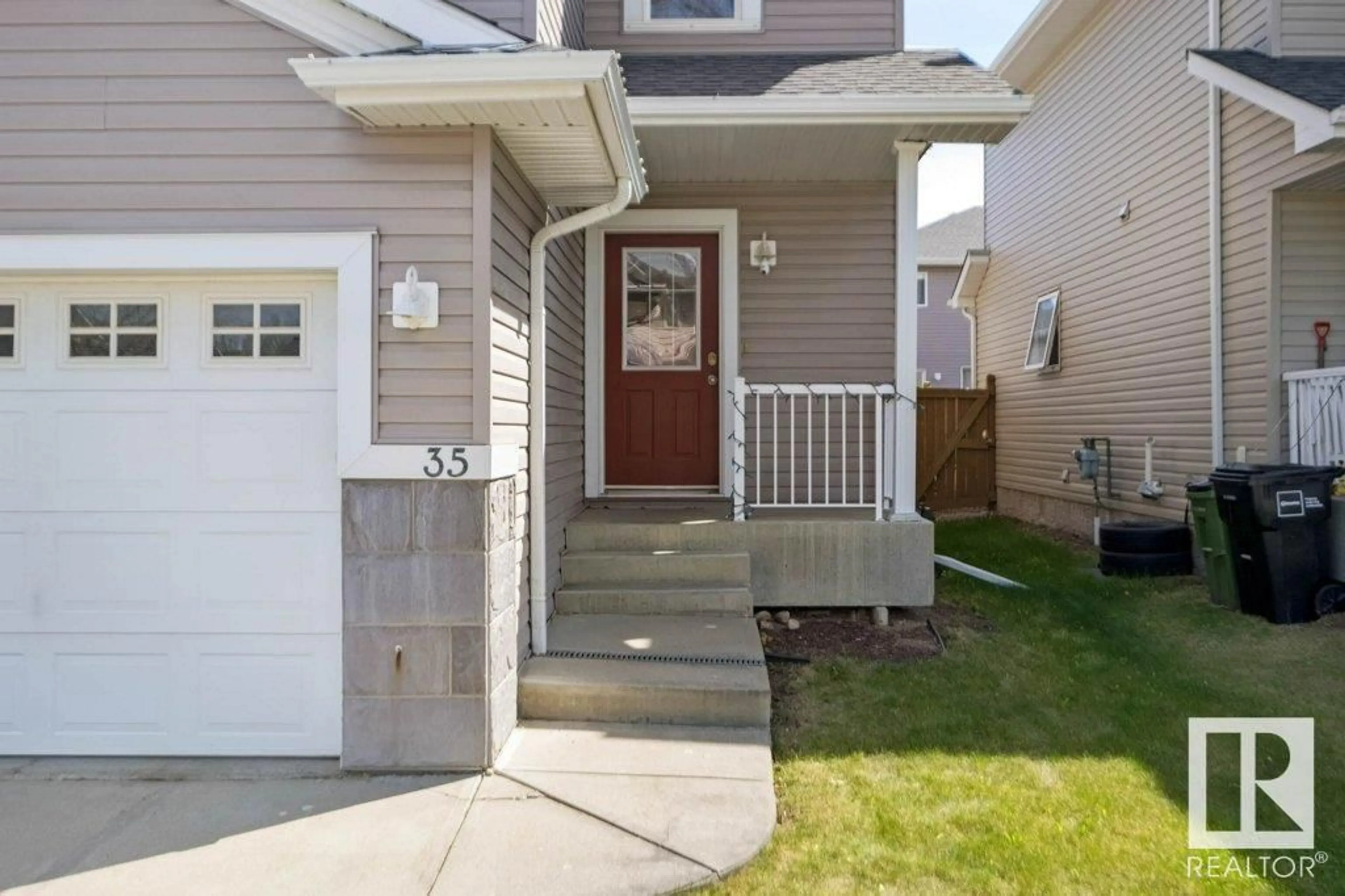 Frontside or backside of a home for #35 1428 HODGSON WY NW, Edmonton Alberta T6R3P8