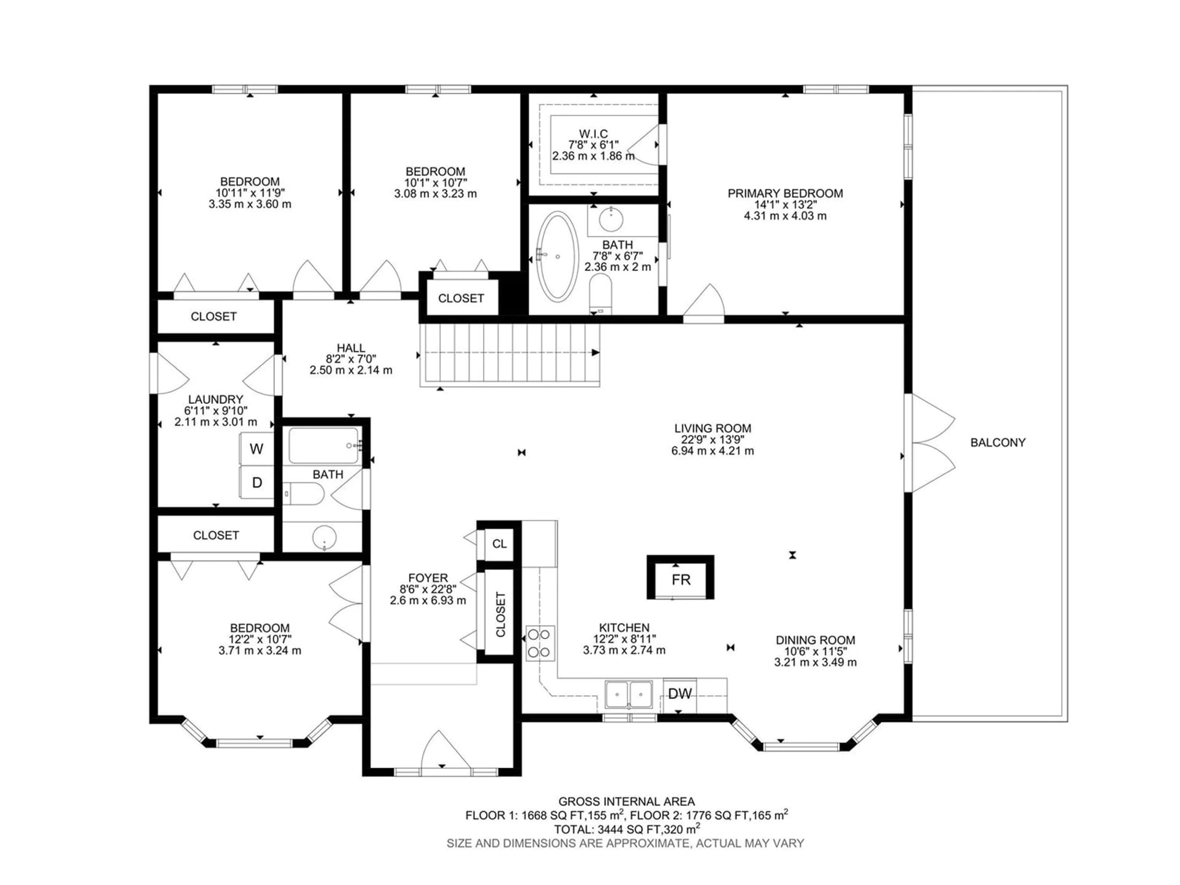 Floor plan for #18 53303 RGE RD 15, Rural Parkland County Alberta T7Y0C3
