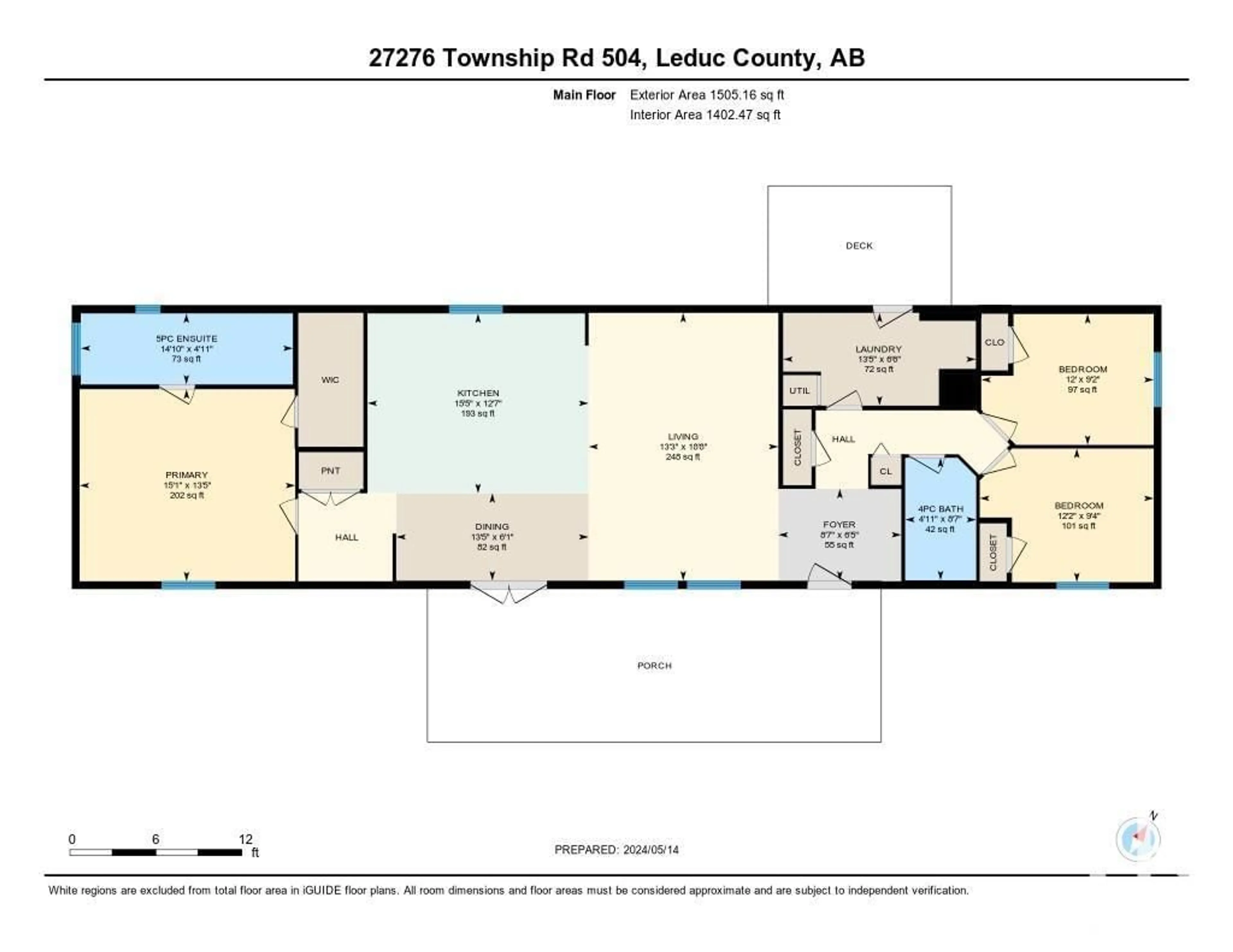 Floor plan for 27276 Twp Rd 504, Rural Leduc County Alberta T0C0V0