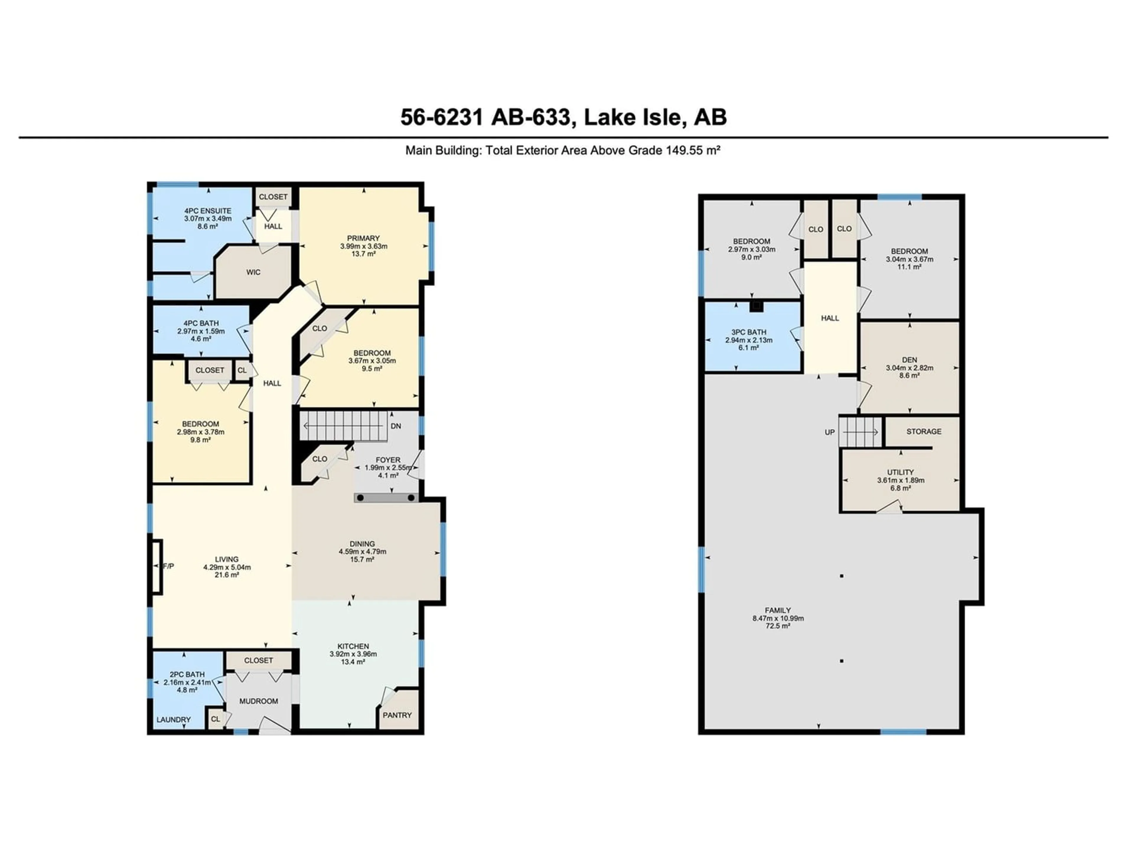 Floor plan for #56 6231 HWY 633, Rural Lac Ste. Anne County Alberta T0E0T0