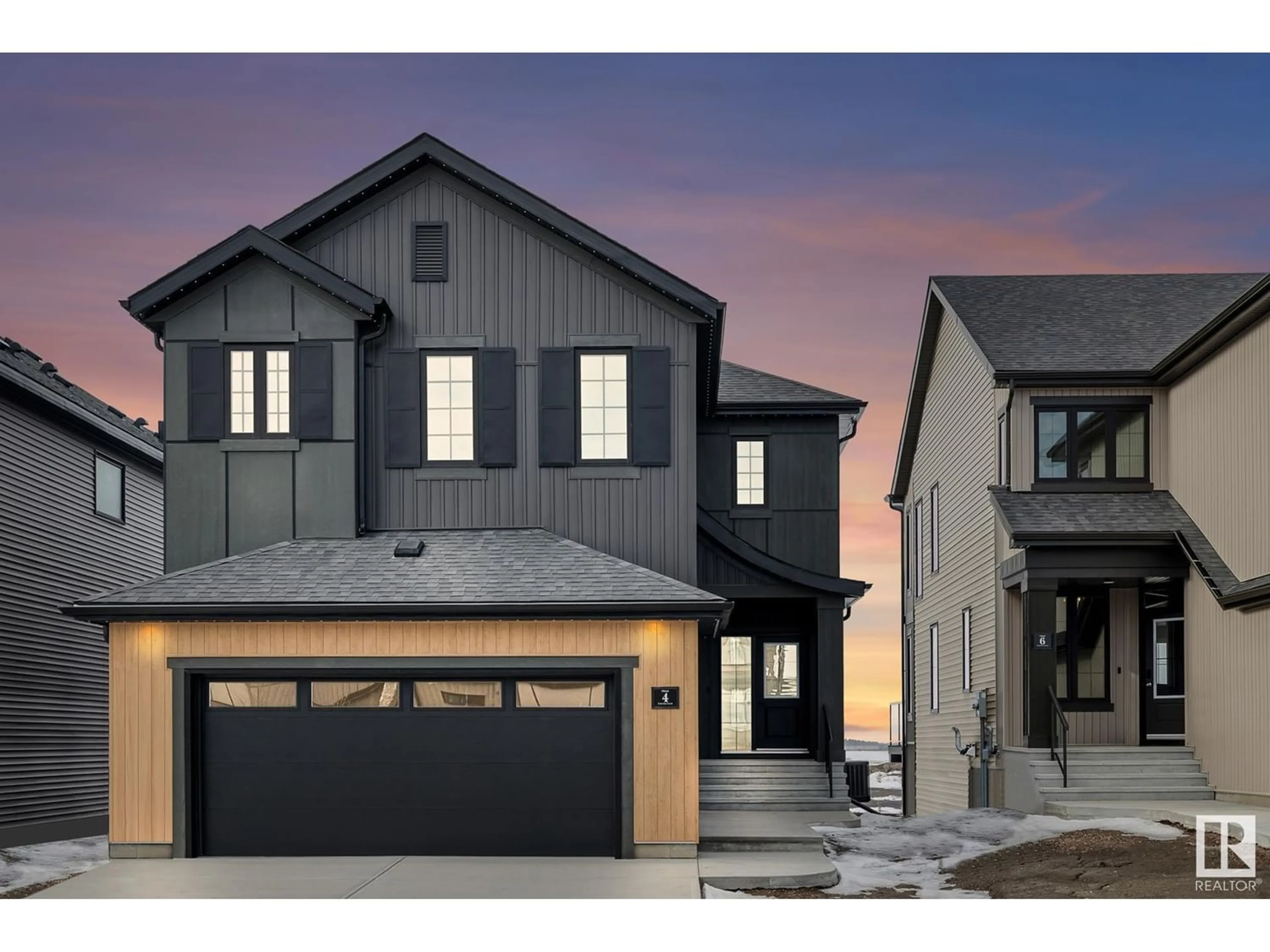 Frontside or backside of a home for 4 Cannes Cove, St. Albert Alberta T8T2C3