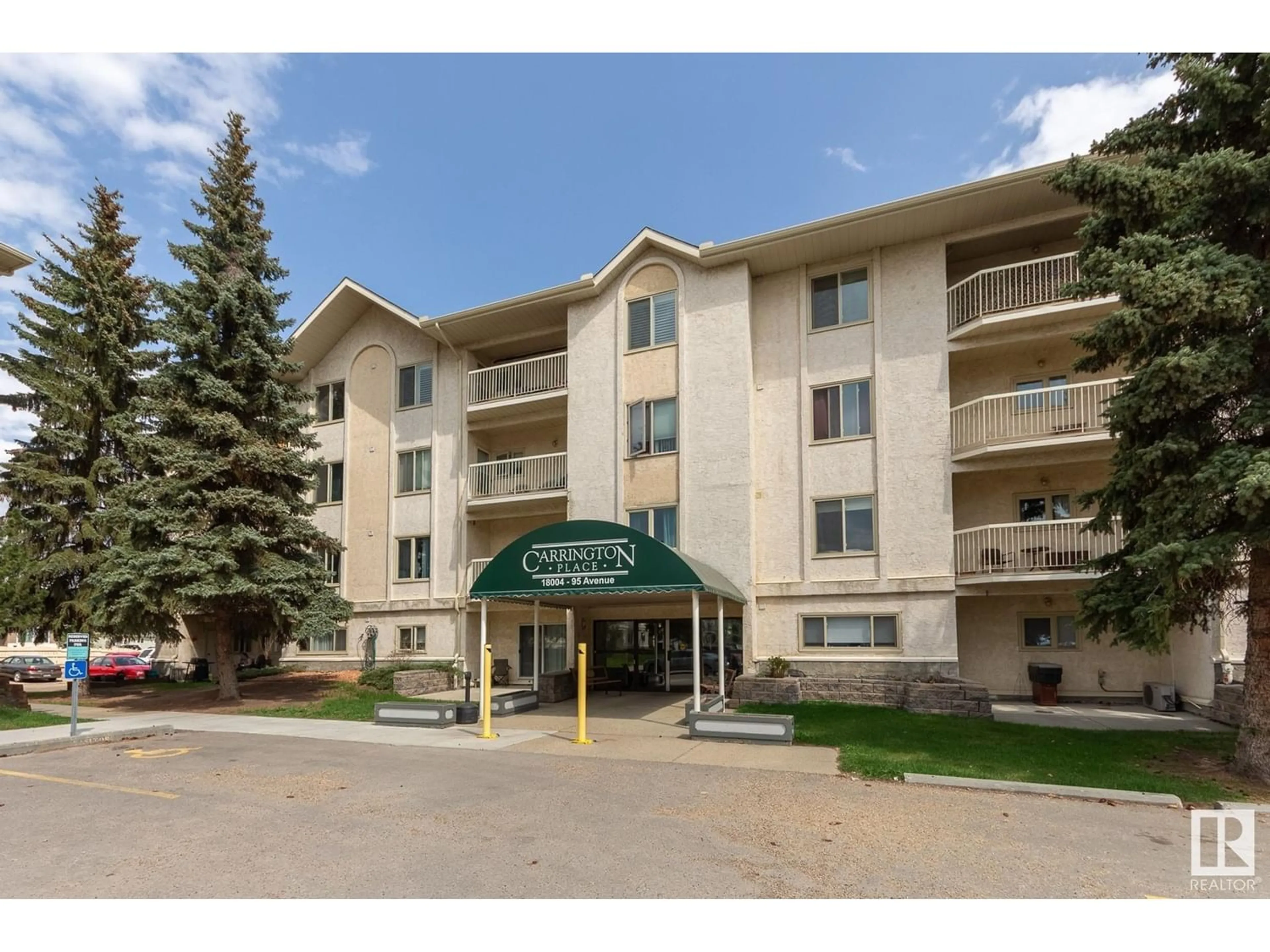 A pic from exterior of the house or condo for #409 18004 95 AV NW, Edmonton Alberta T5T5N3