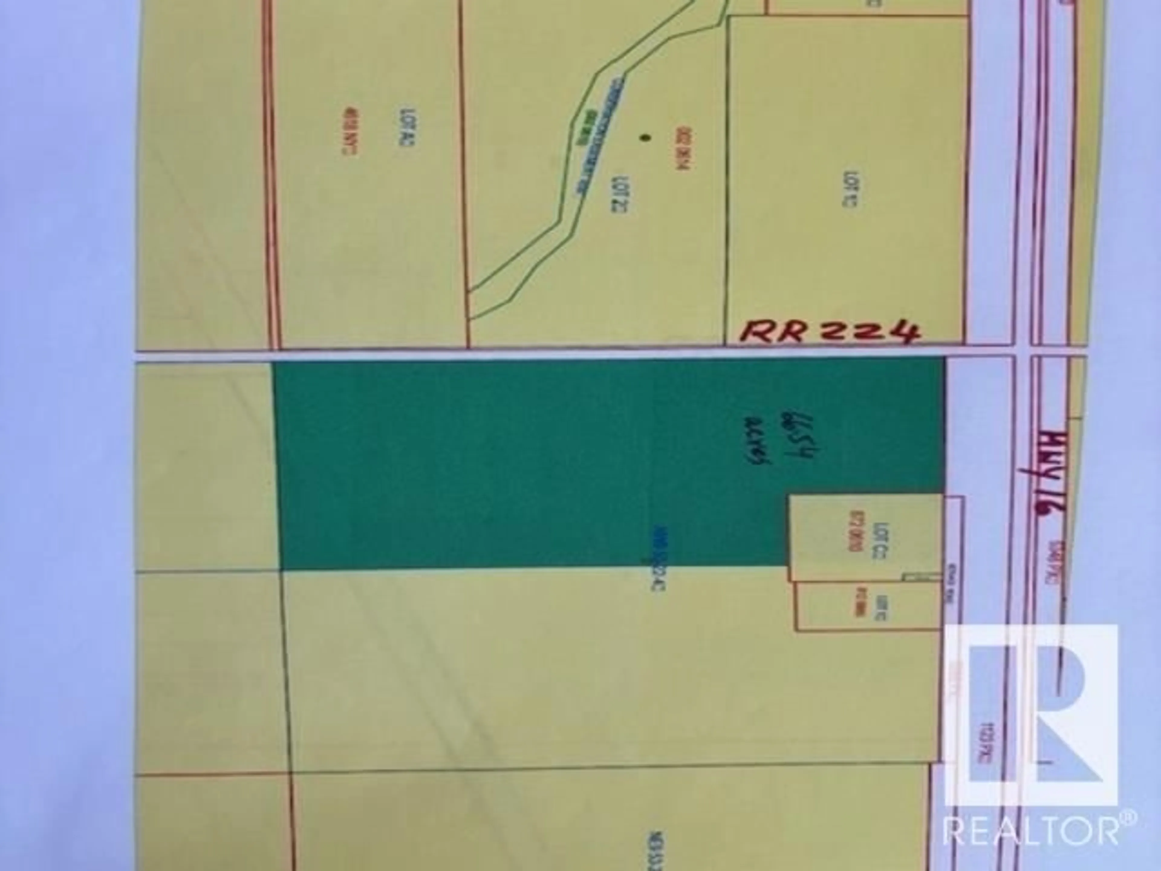 Picture of a map for 22367 HWY 16, Rural Strathcona County Alberta T8E2K3