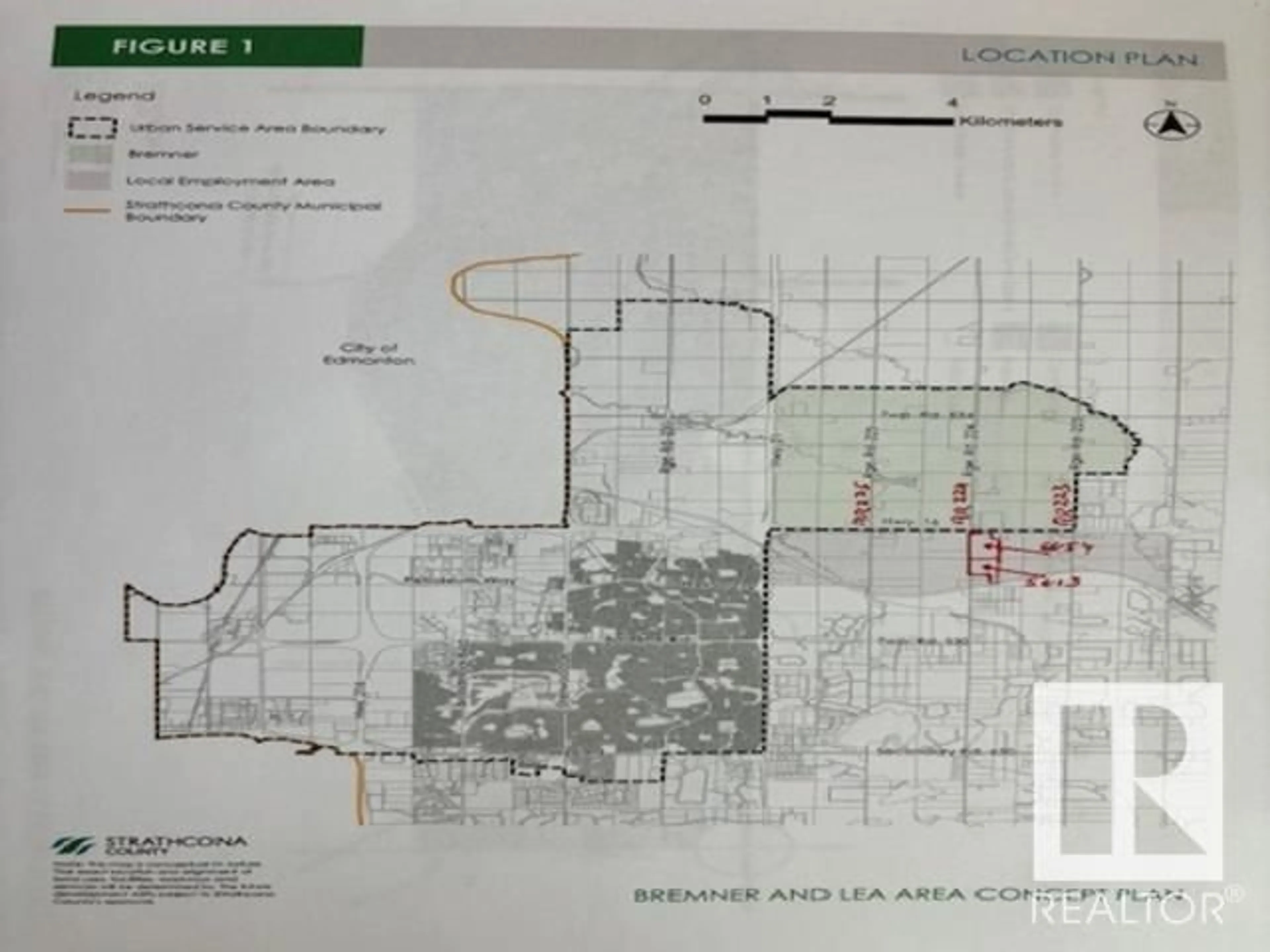 Picture of a map for 22367 HWY 16, Rural Strathcona County Alberta T8E2K3