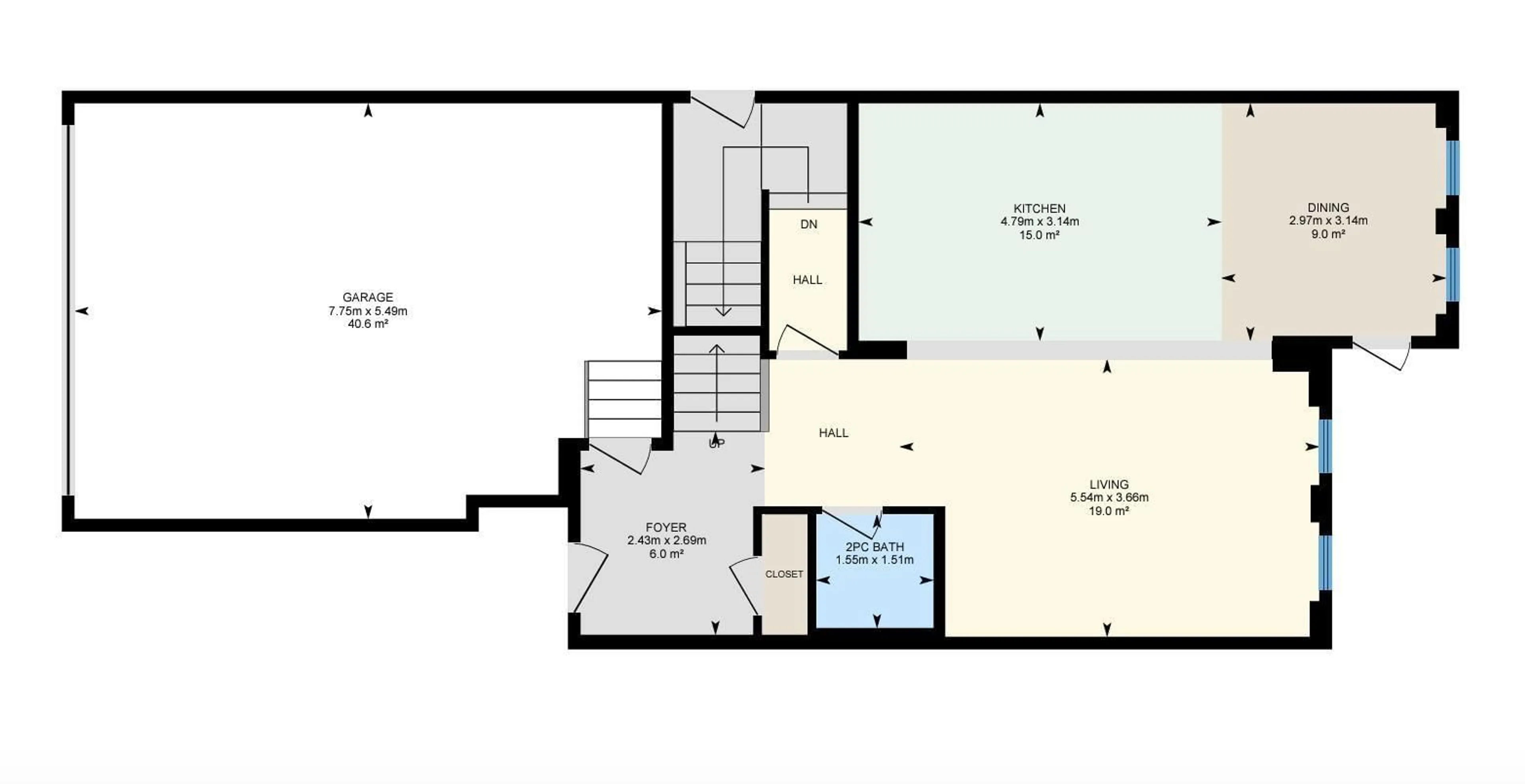 Floor plan for 6 Spring Haven CL, Spruce Grove Alberta T7X0V1