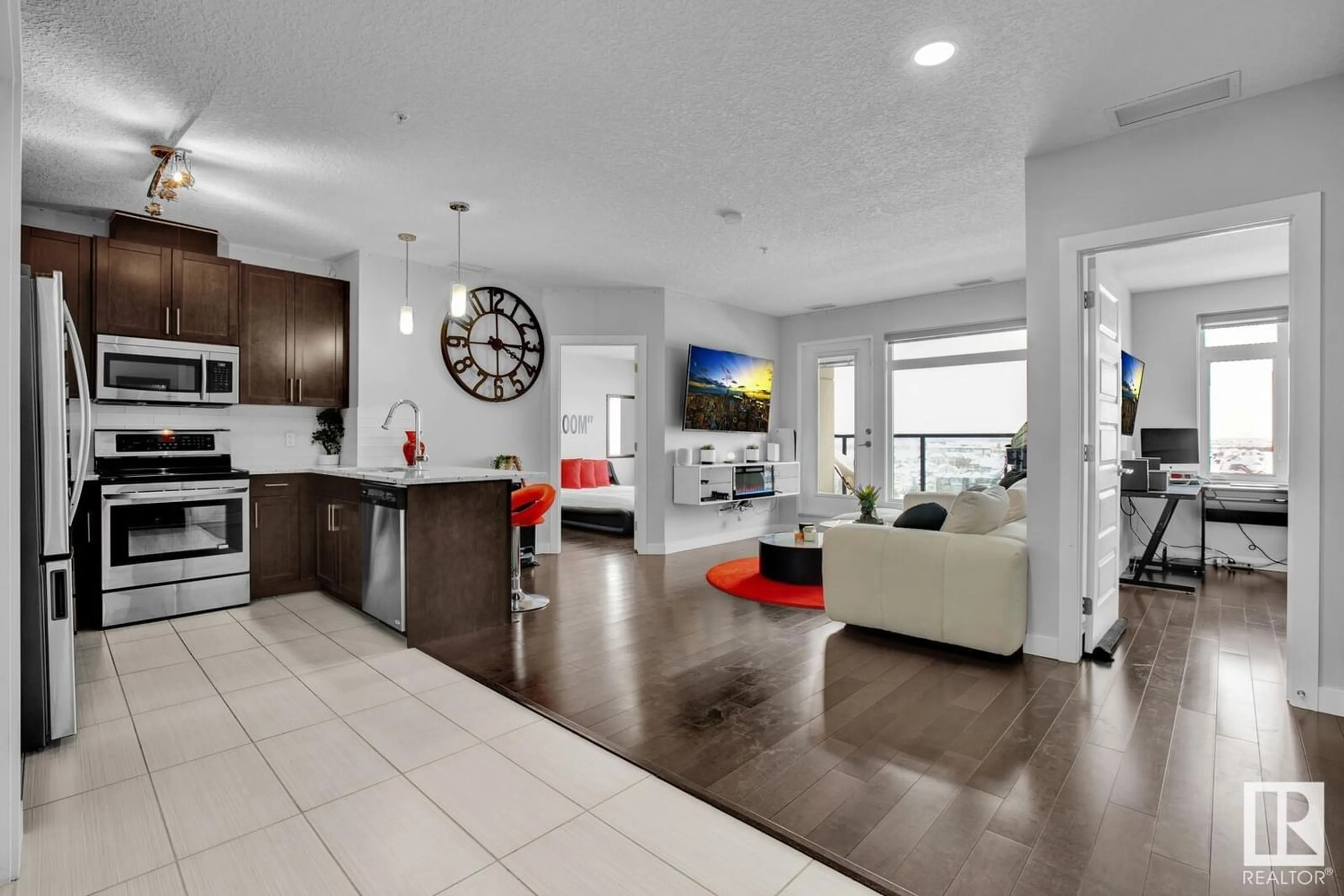 Living room for #923 5151 Windermere BV SW, Edmonton Alberta T6W2K4