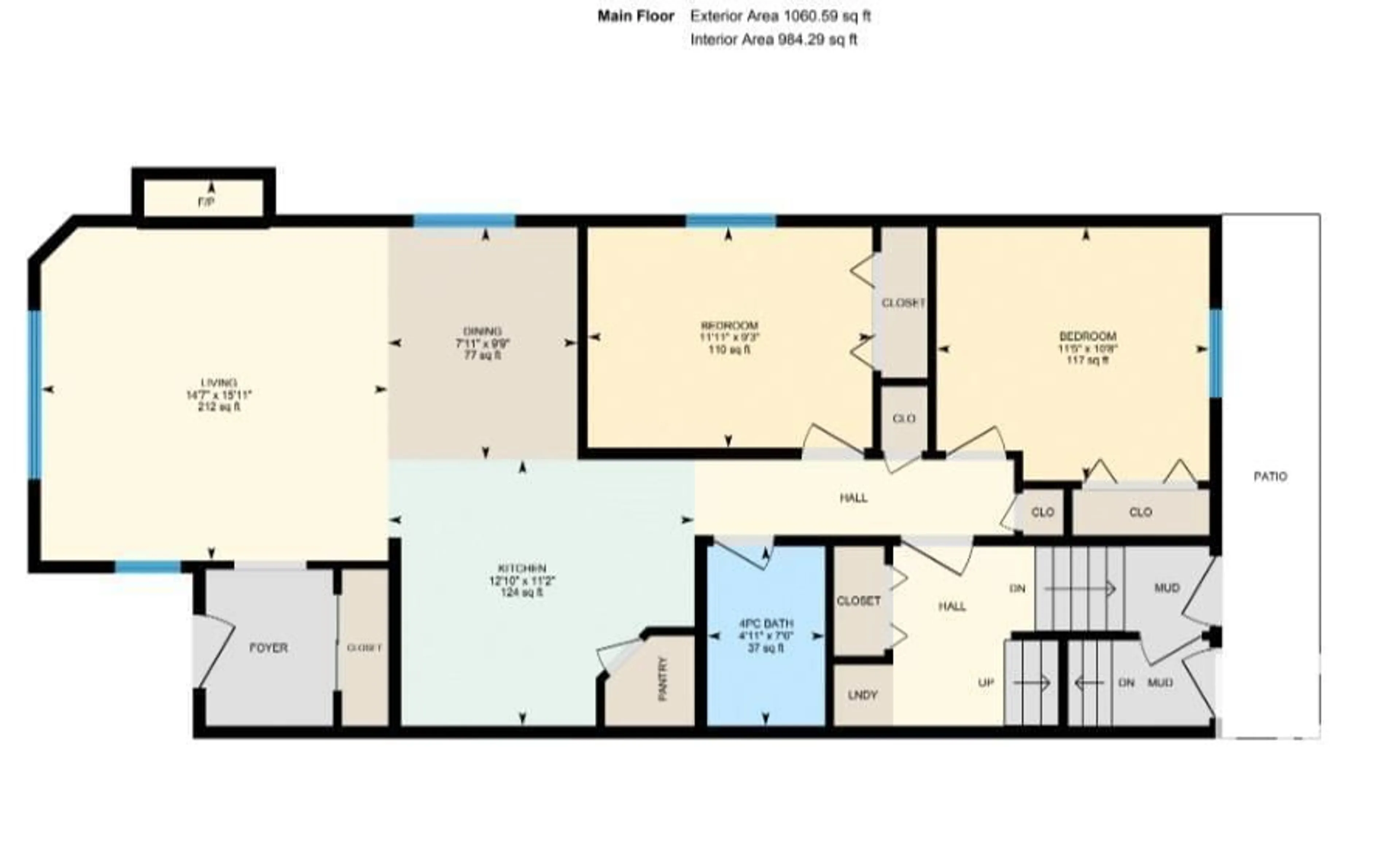 Floor plan for 10912 UNIVERSITY AV NW, Edmonton Alberta T6G1Y2