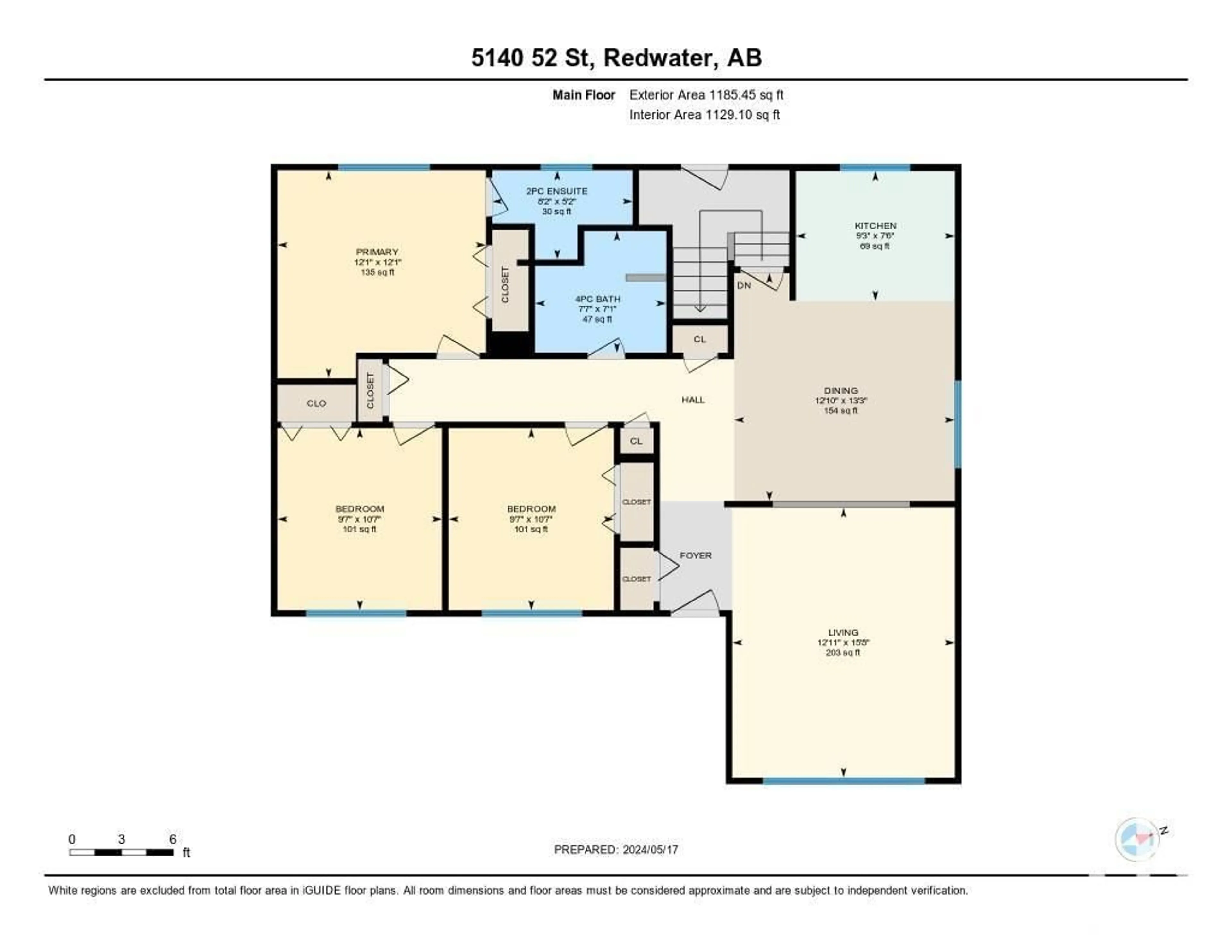 Floor plan for 5140 52 ST, Redwater Alberta T0A2W0