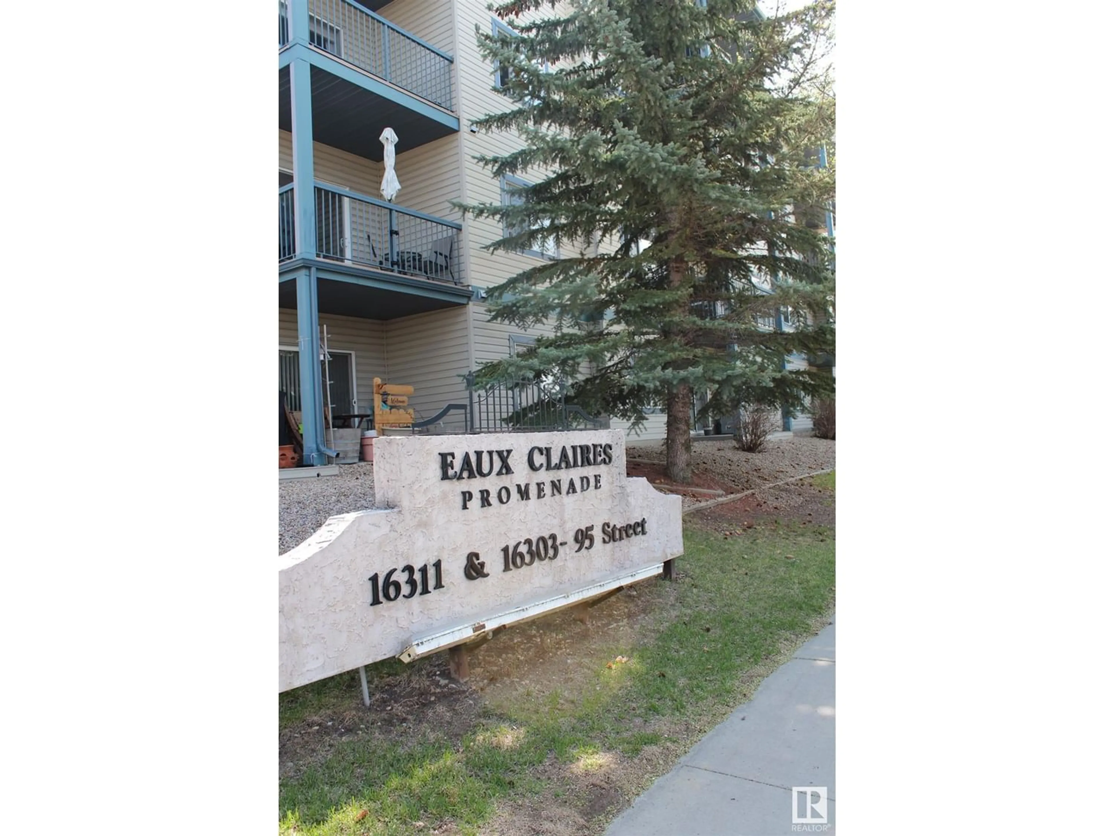A pic from exterior of the house or condo for #301 16303 95 ST NW, Edmonton Alberta T5Z3V1