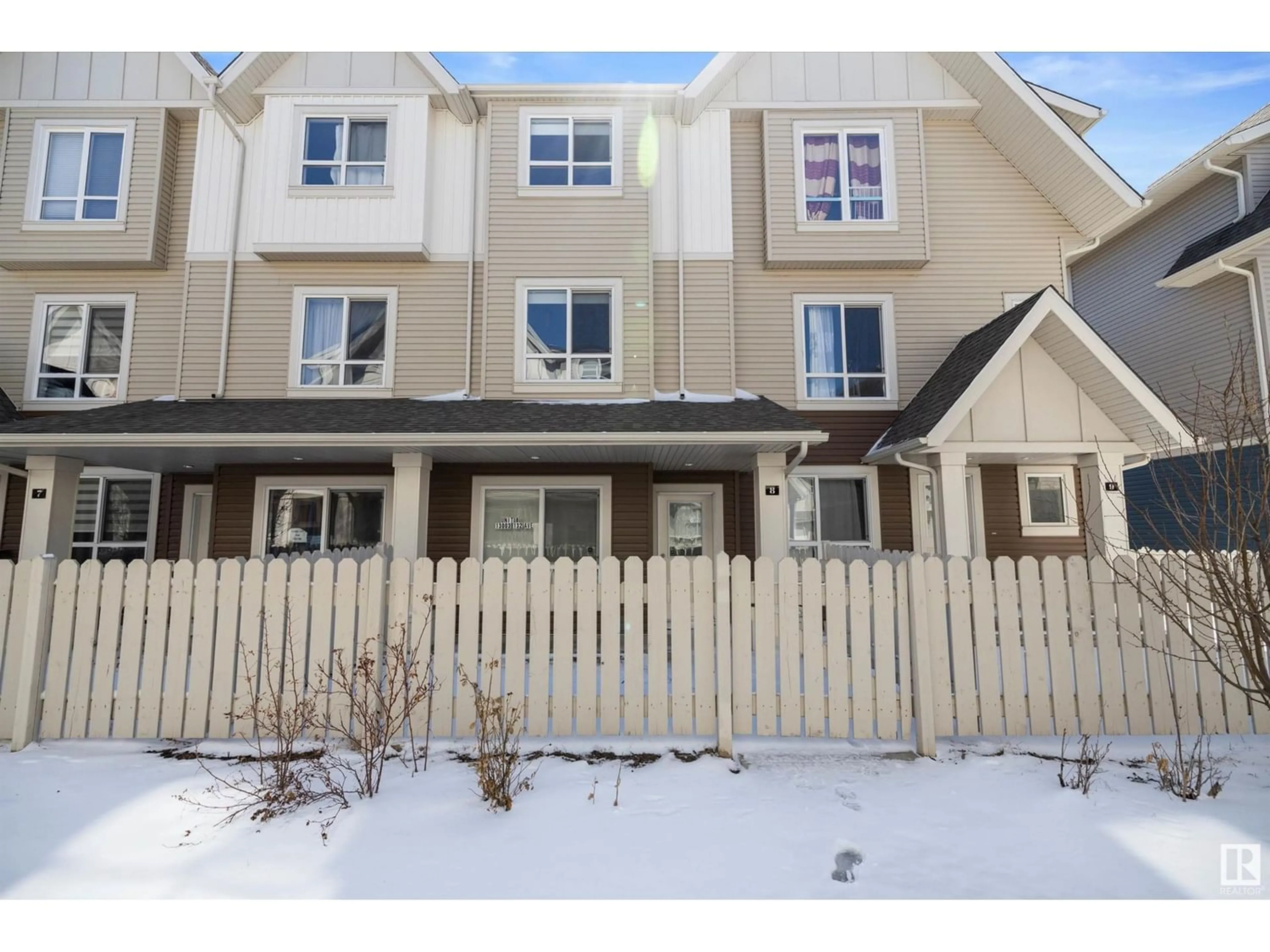 A pic from exterior of the house or condo for #8 13003 132 AV NW, Edmonton Alberta T5L3R2