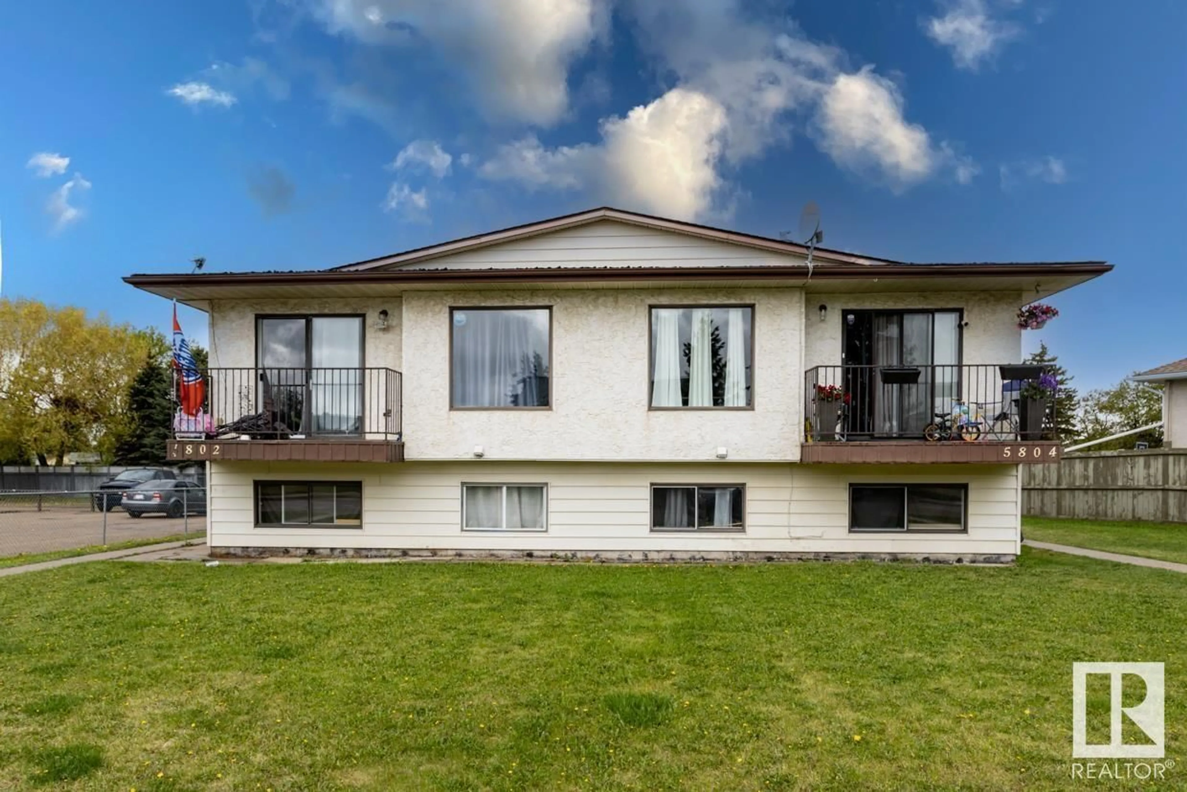Frontside or backside of a home for #A/B 5802 52 ST, Wetaskiwin Alberta T9A2W6