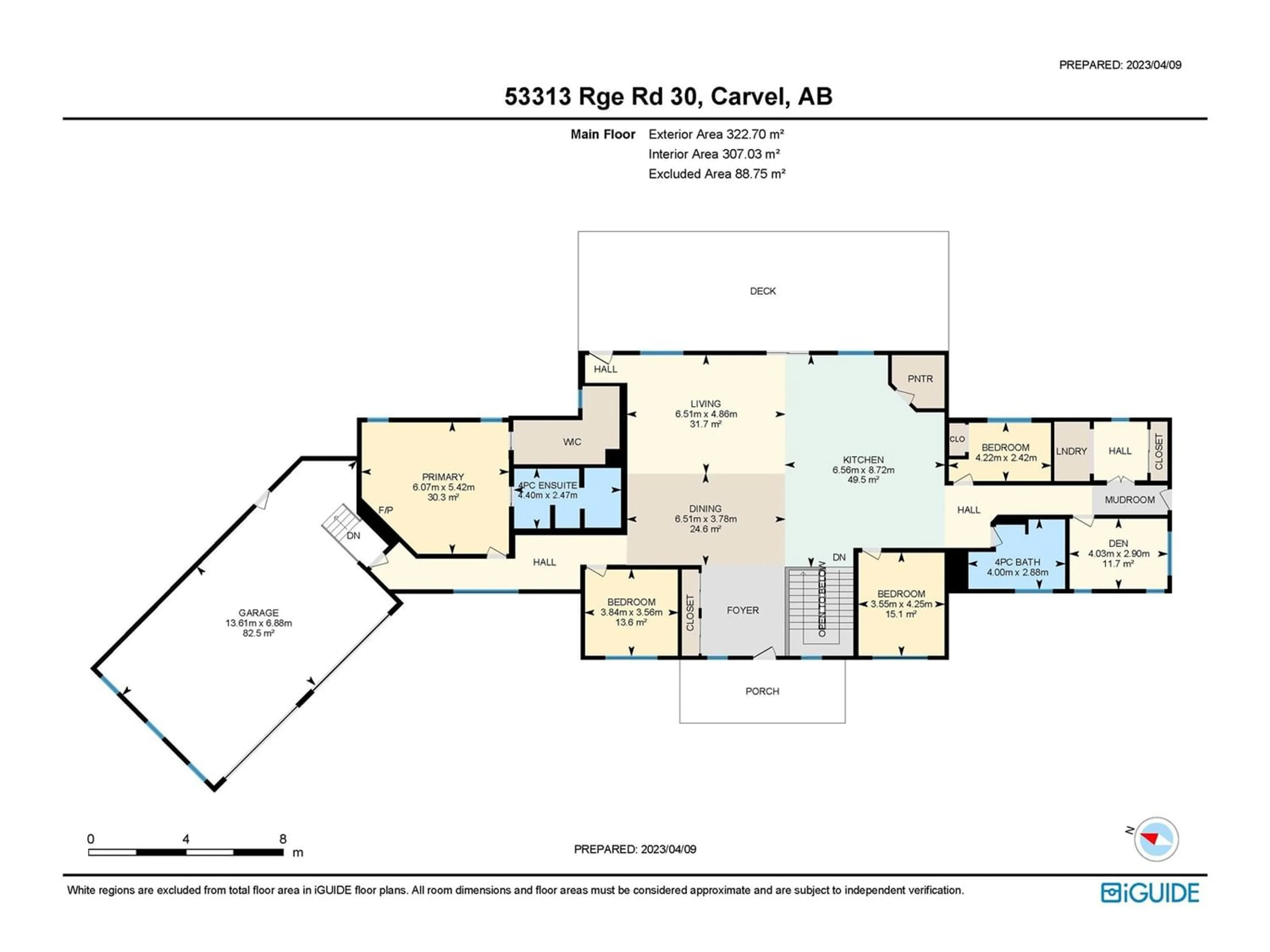 Floor plan for 53313 RGE RD 30, Rural Parkland County Alberta T7Y0E2