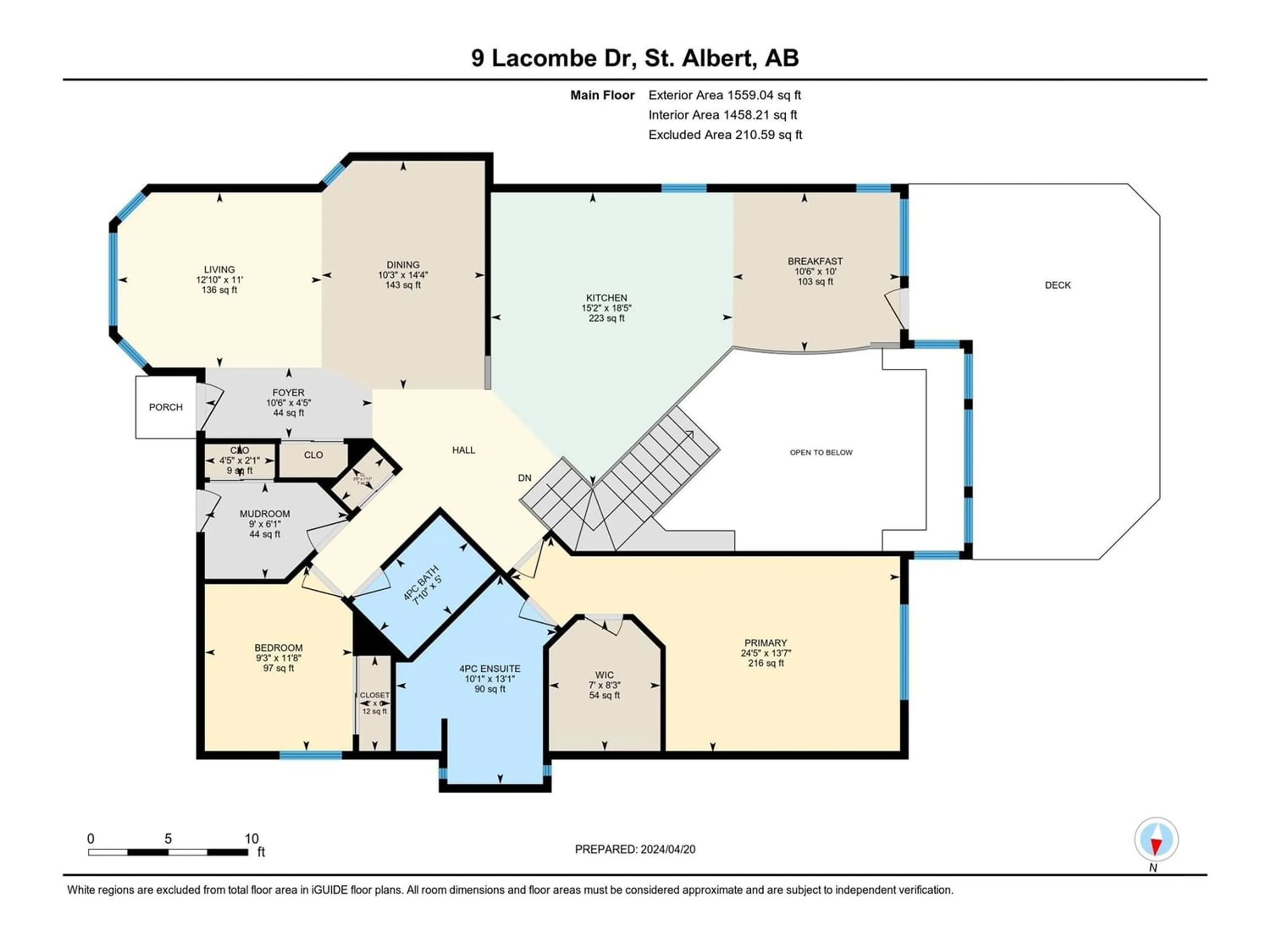 Floor plan for 9 LACOMBE DR, St. Albert Alberta T8N5S6