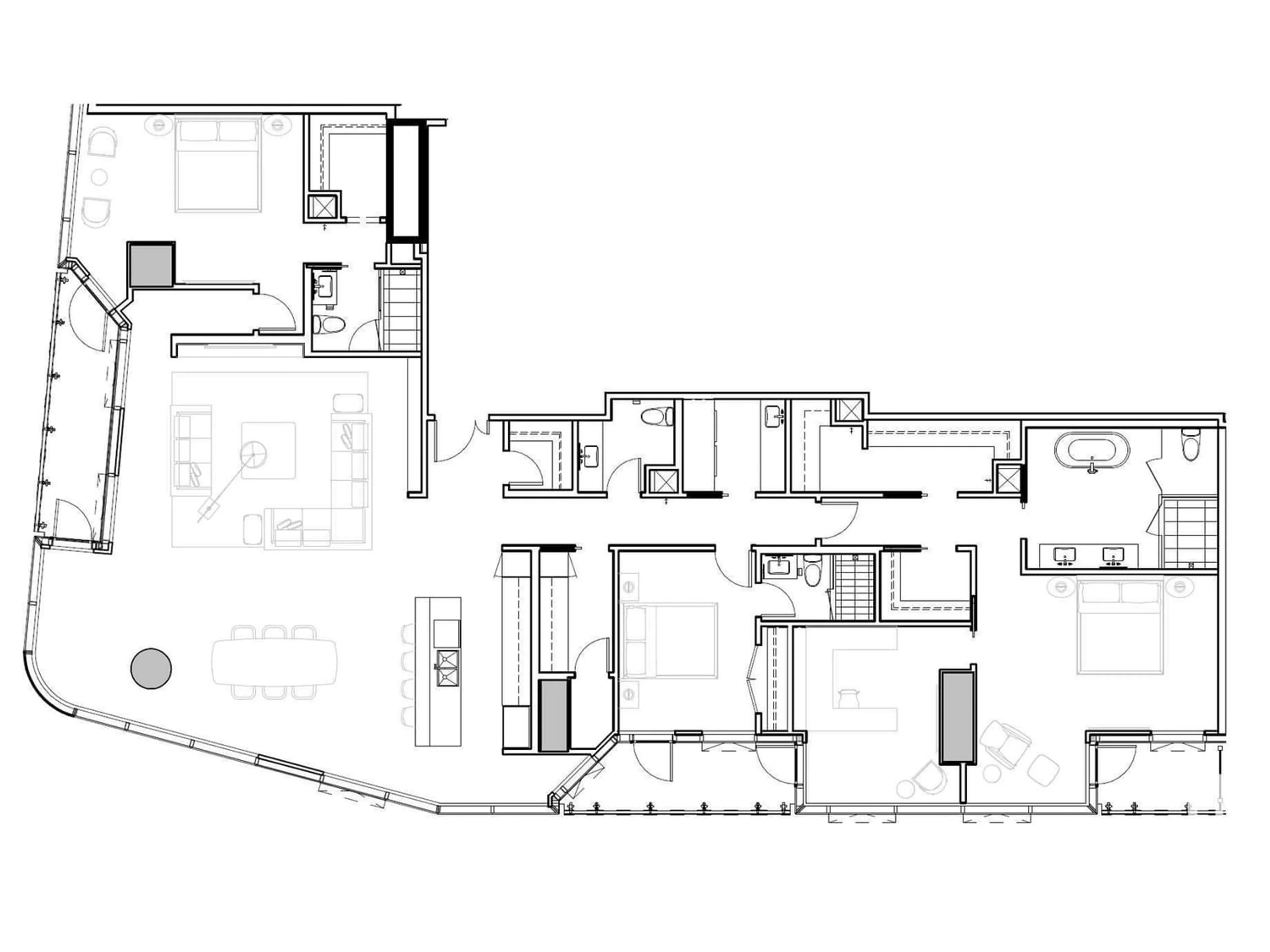 Floor plan for #4602 10360 102 ST NW NW, Edmonton Alberta T5J0K6