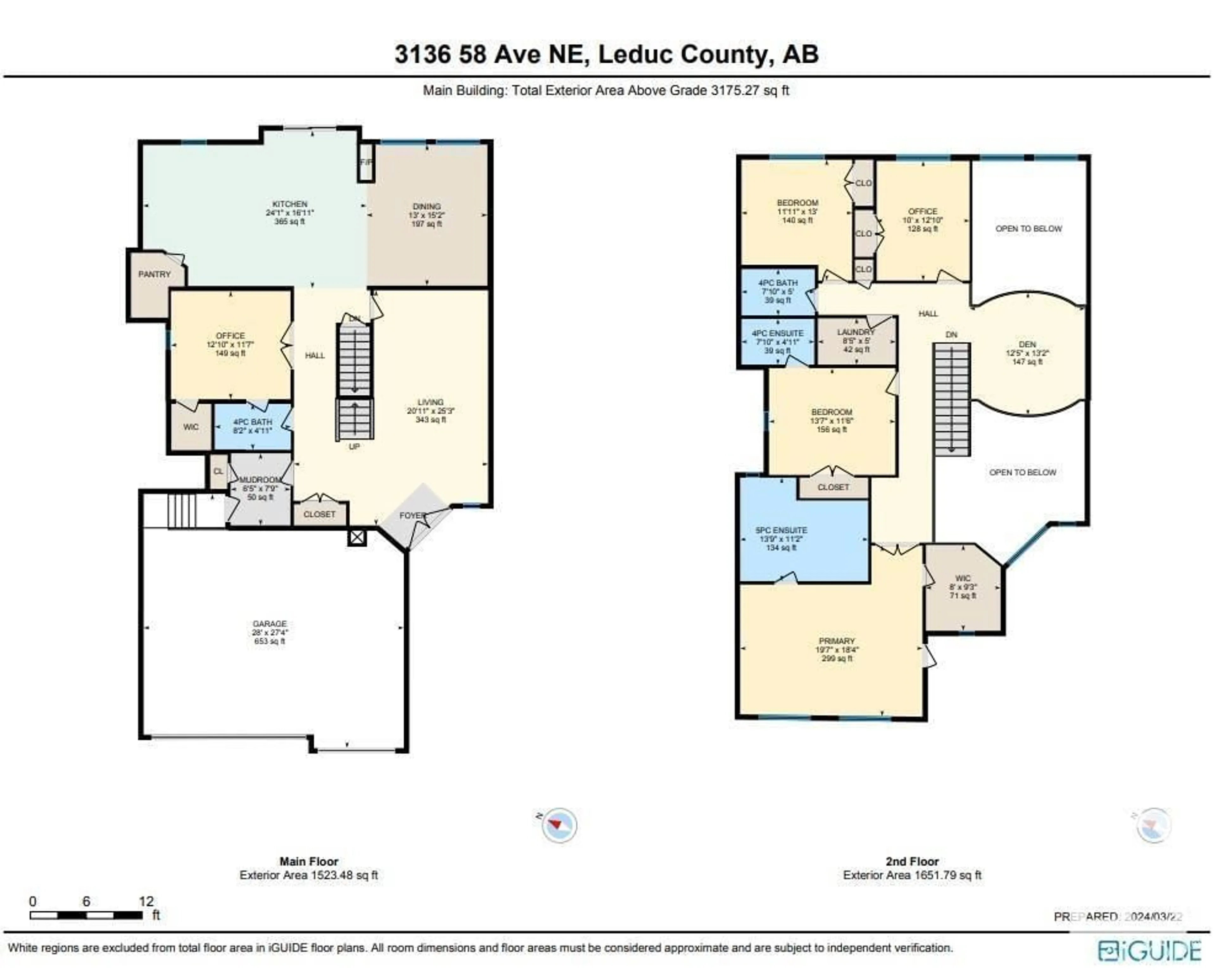 Floor plan for 3136 58 AV NE, Rural Leduc County Alberta T4X1Z3